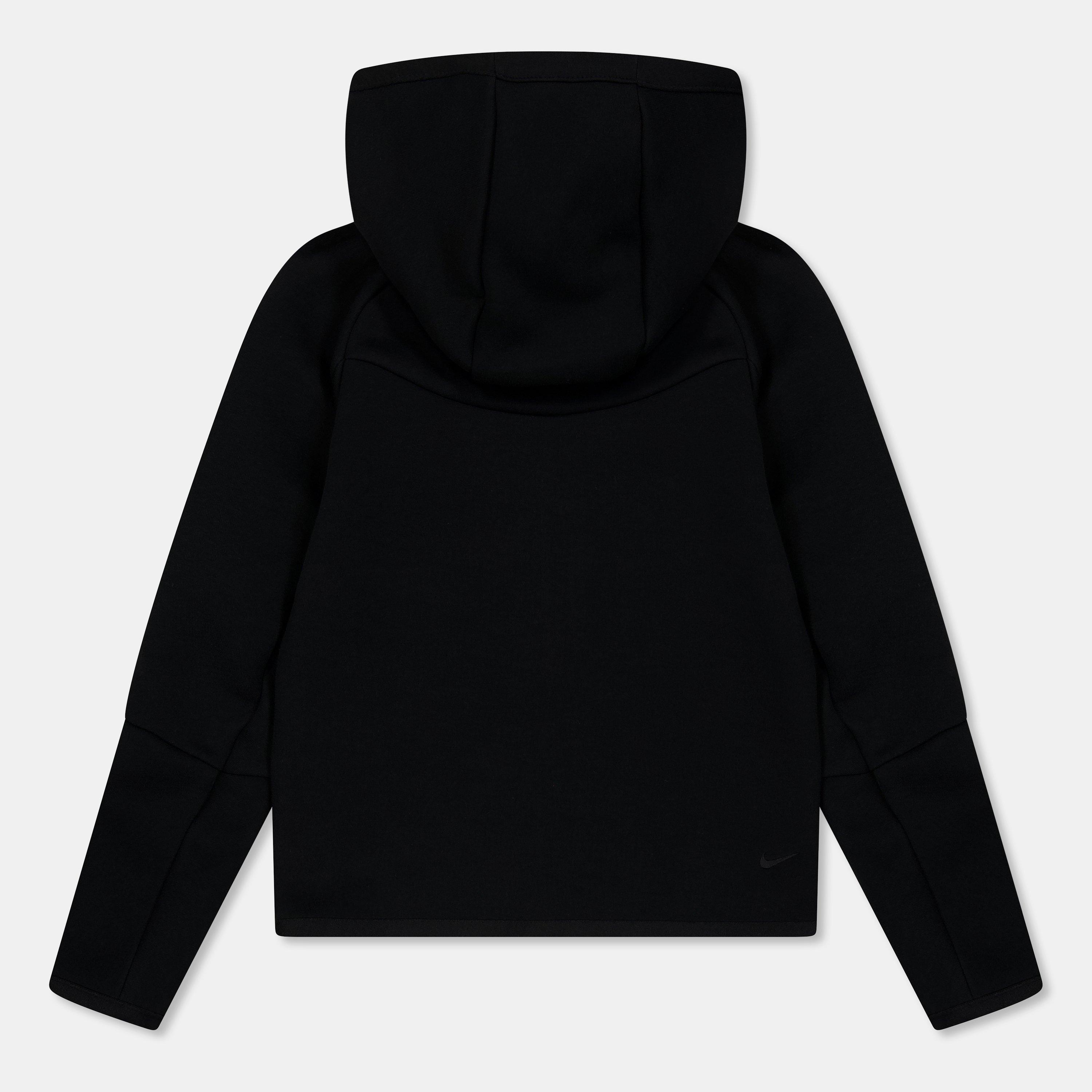 black junior tech fleece