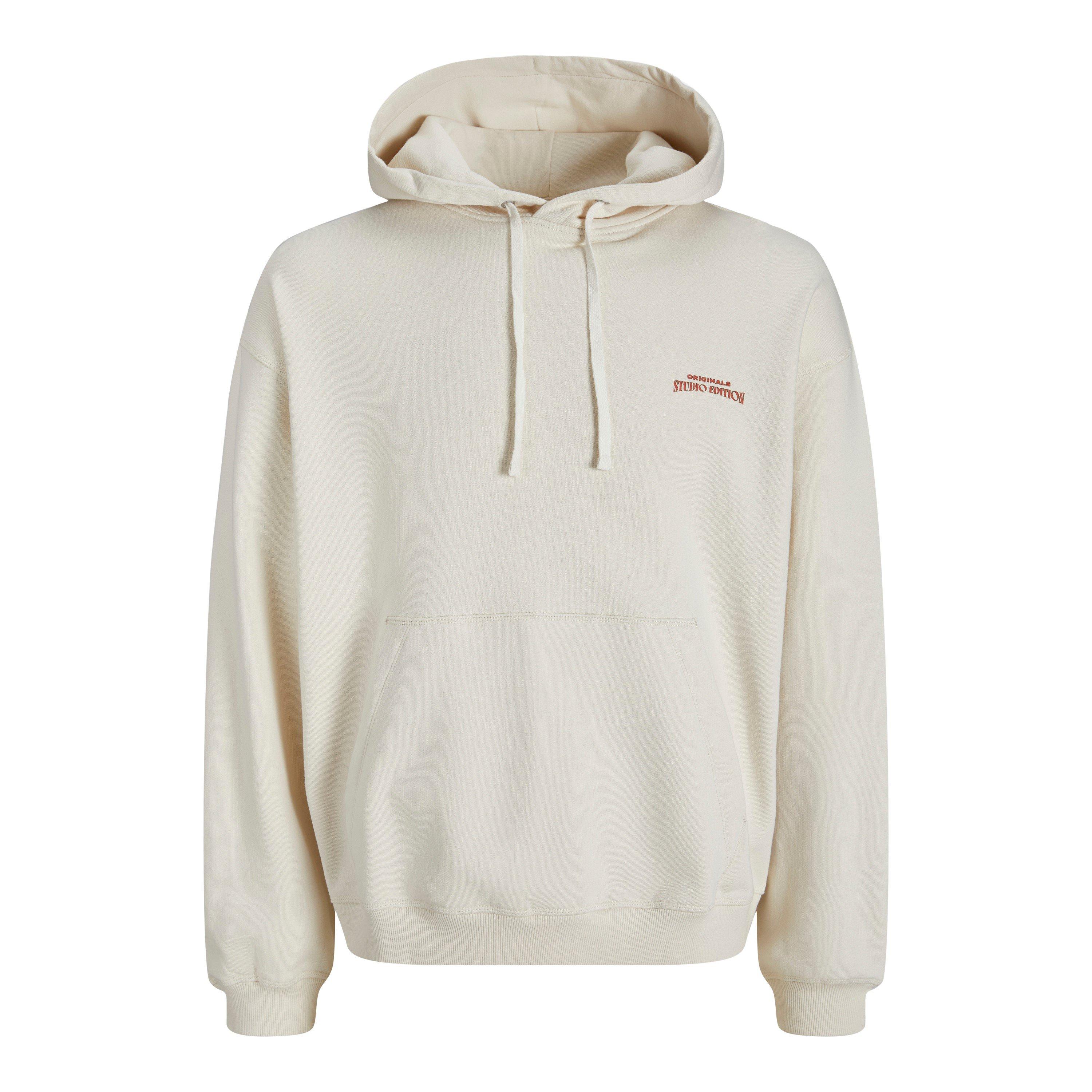 Antique White - Jack and Jones - Star Hoodie - 1