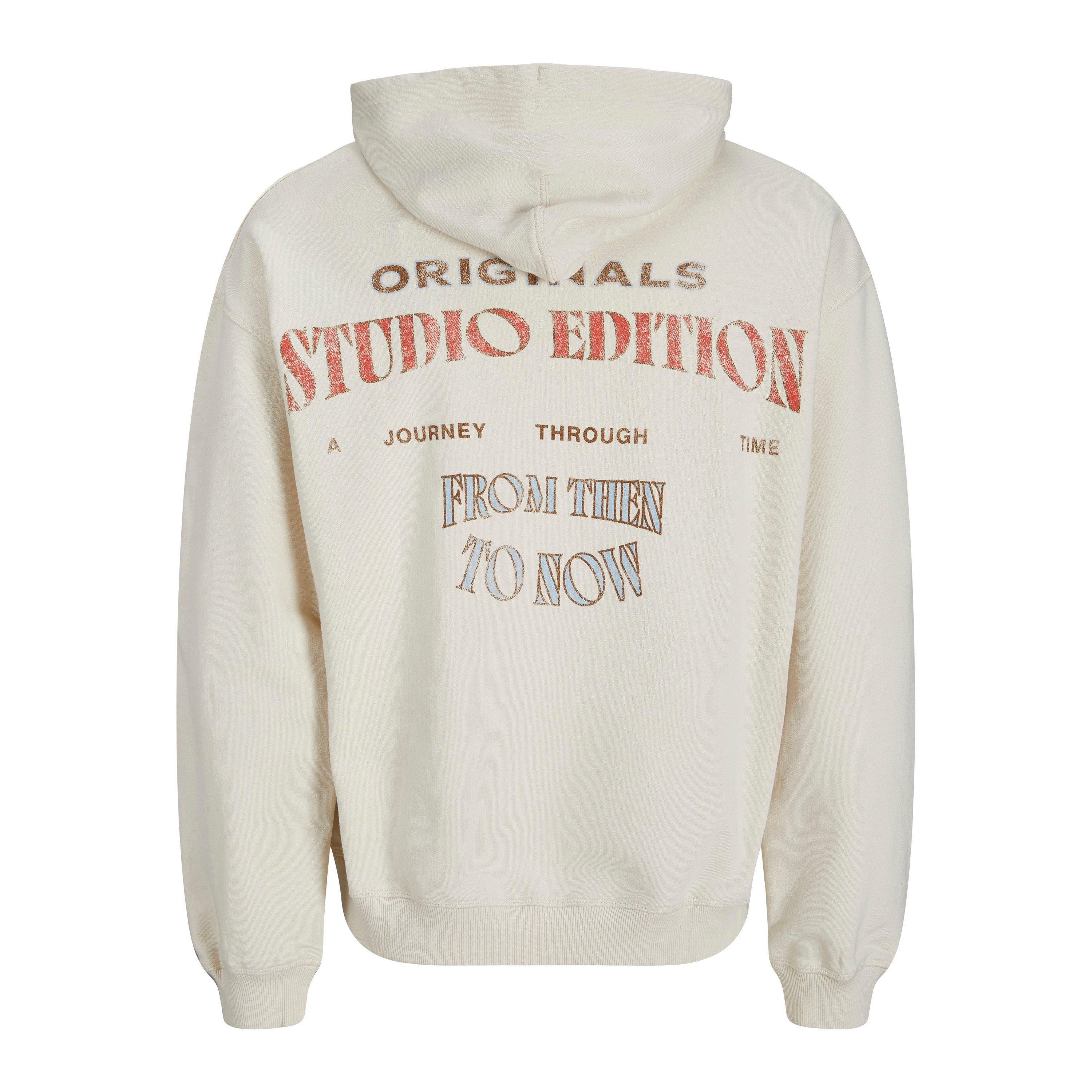 Antique White - Jack and Jones - Star Hoodie - 2