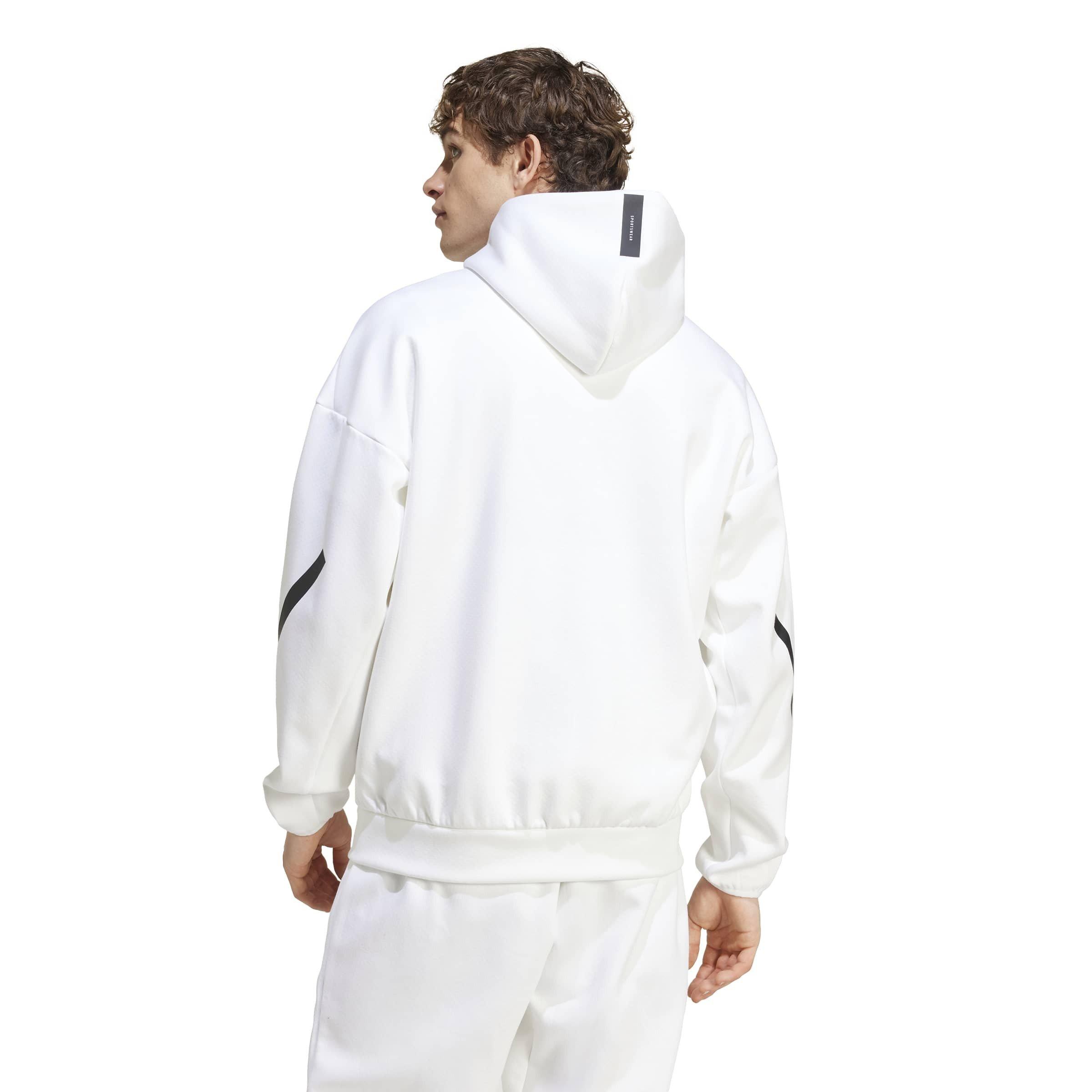 Bijela - adidas - adidas M Z.N.E. Fz Hoody Mens - 3