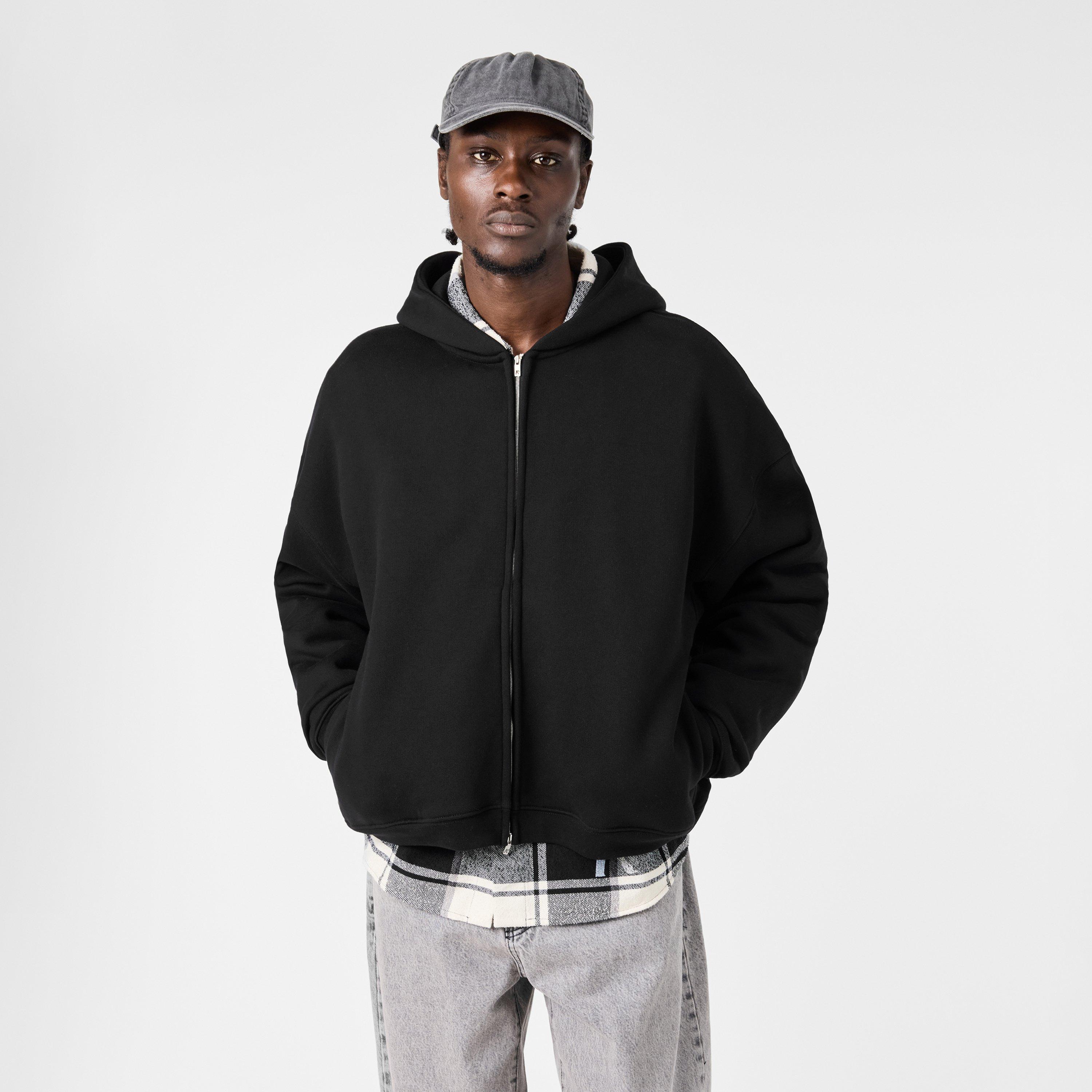 Black - Represent - Men's Zip Hoodie - 3