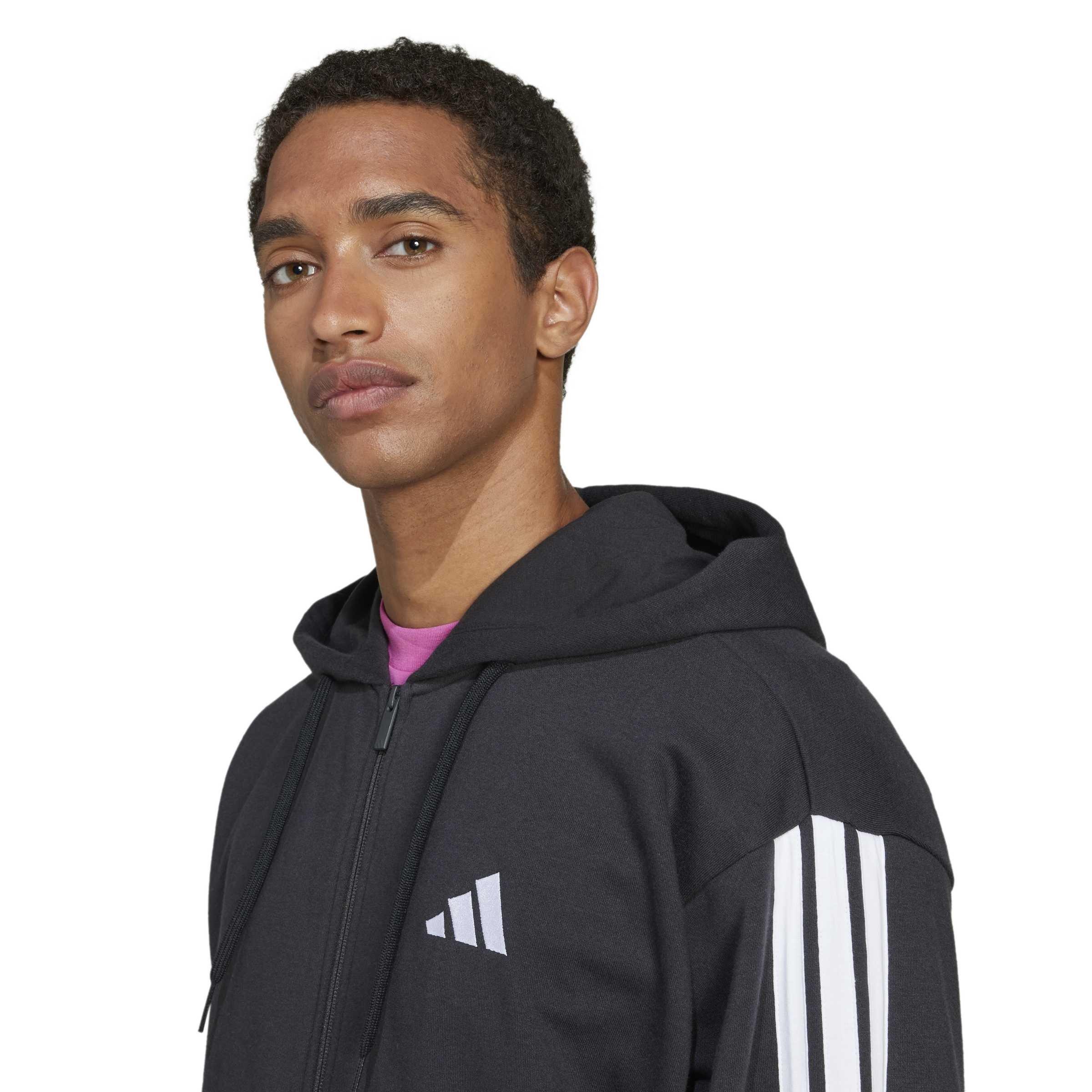Black/White - adidas - Adidas M 3S Ft Fz Hd Sn99 - 4
