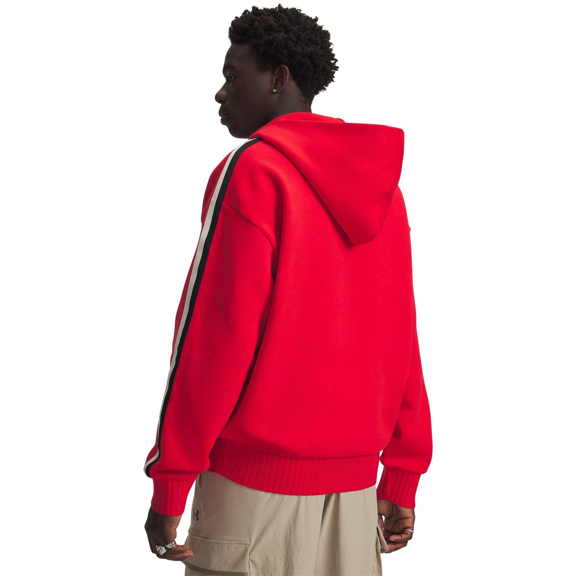 Red - Under Armour - UA Icon Heavy Rib Fz Sn99 - 2