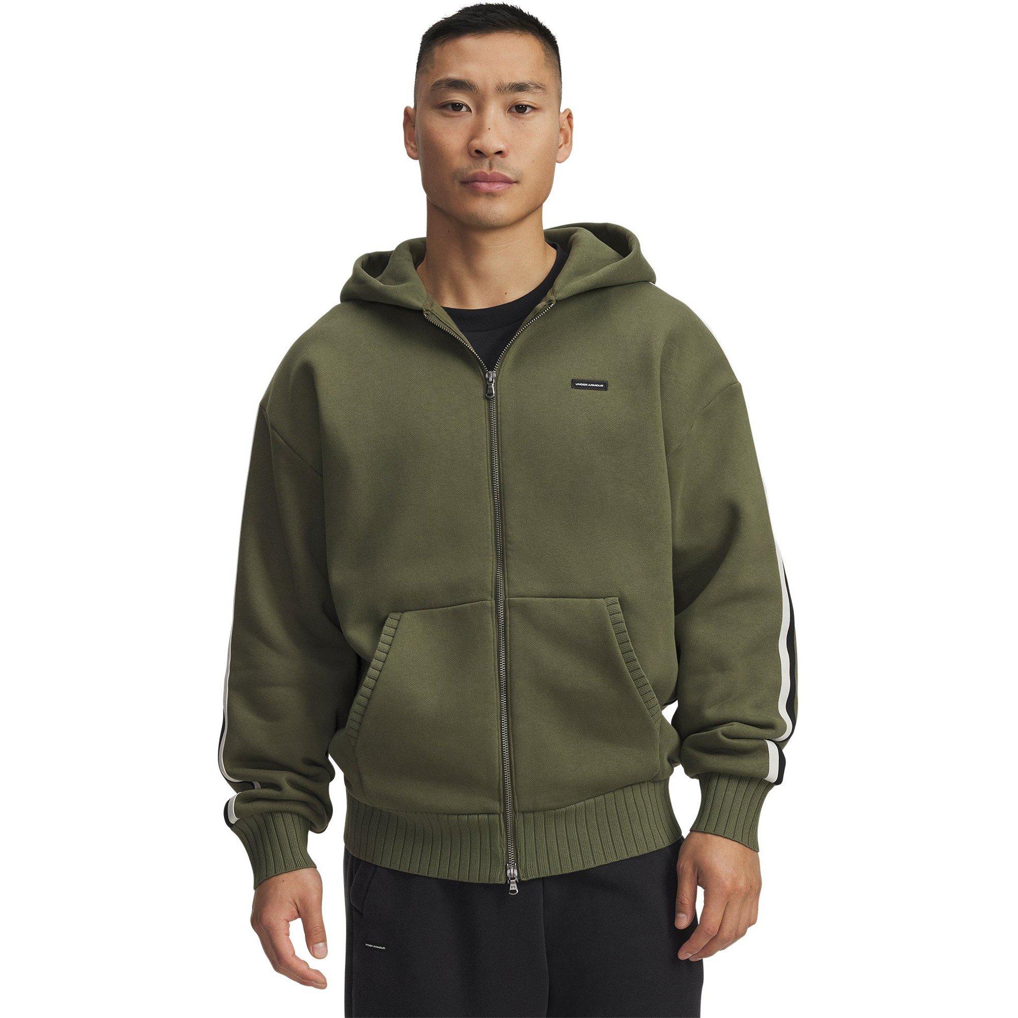 Under Armour Men's Ua Icon Heavy Rib Fz - Green - M