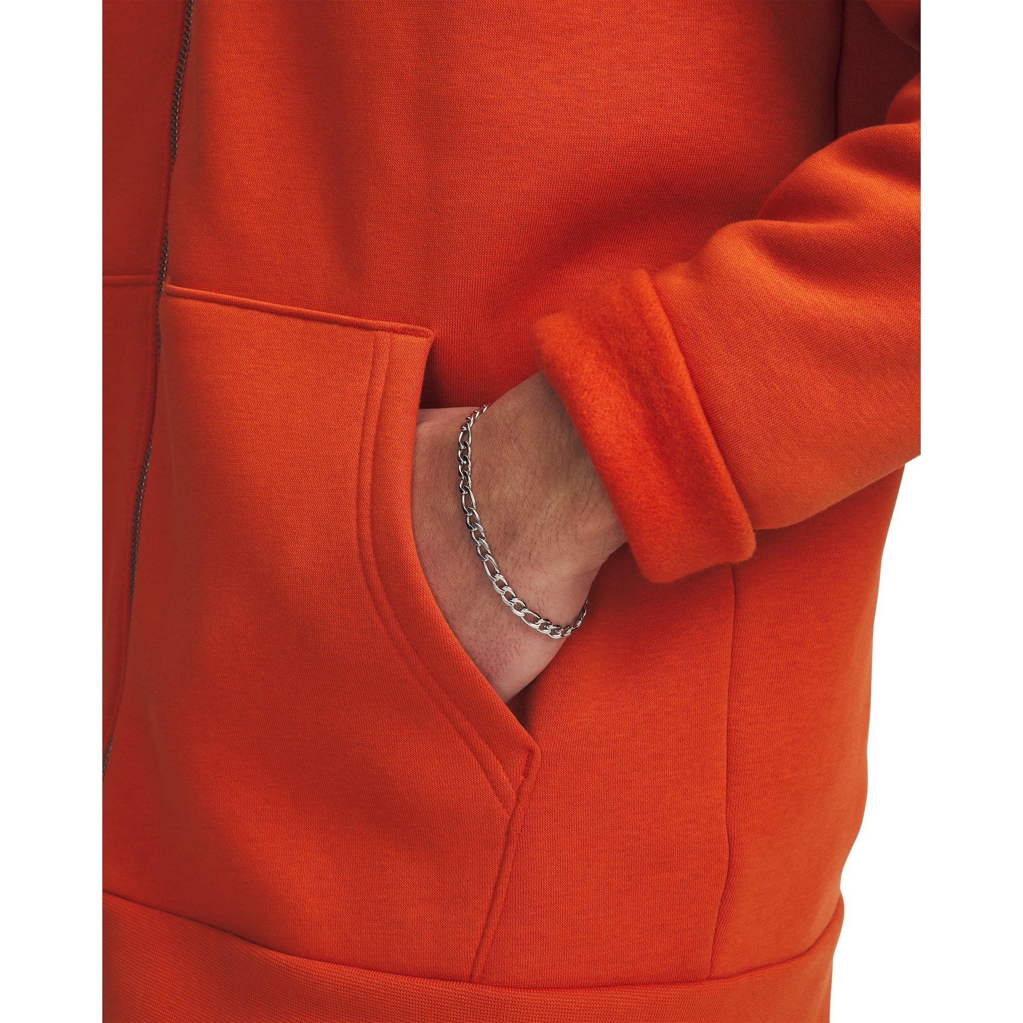 Orange - Under Armour - UA Icon Flc FZ Hood Sn99 - 3