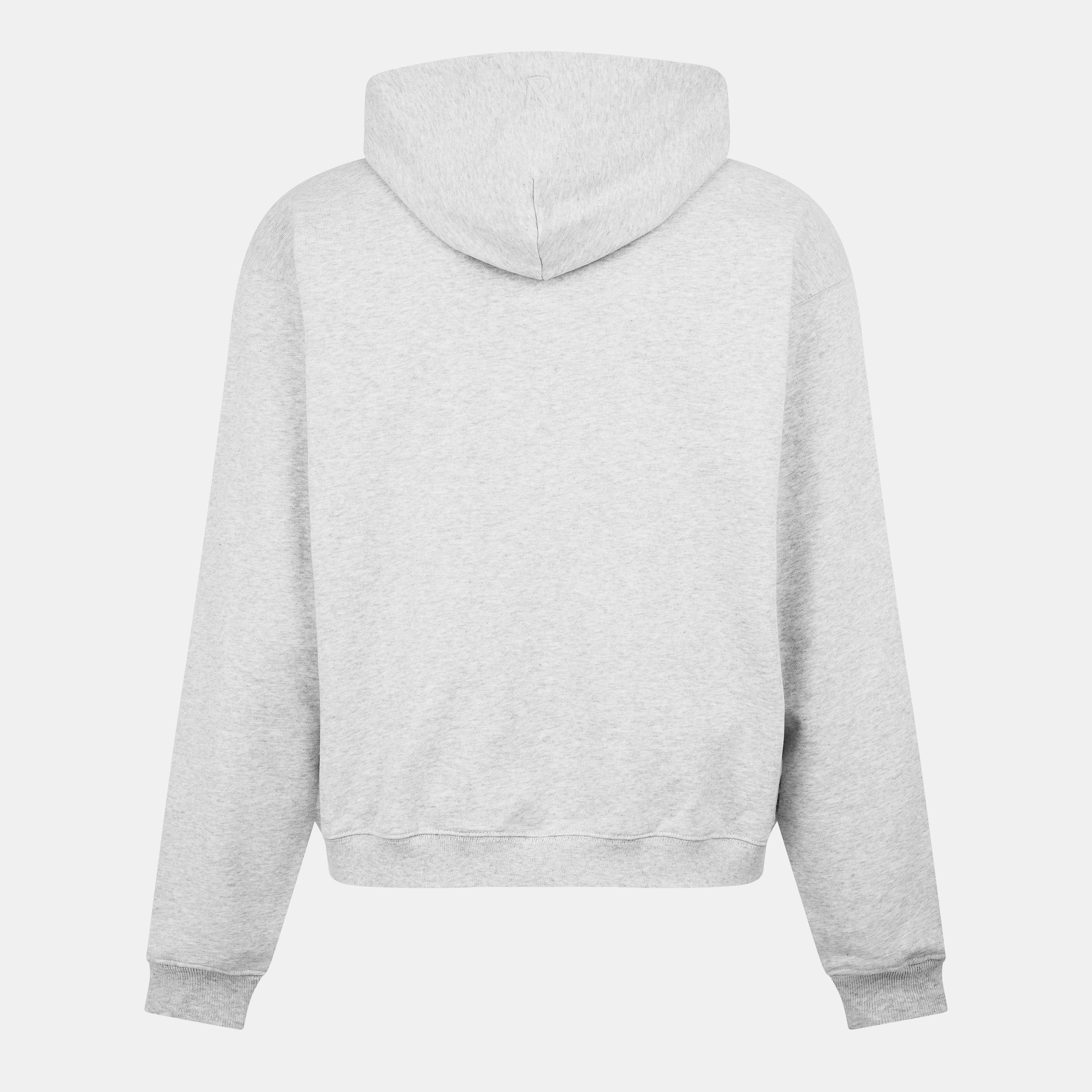 Ice Grey Marl - Represent - Men's Zip Hoodie - 2