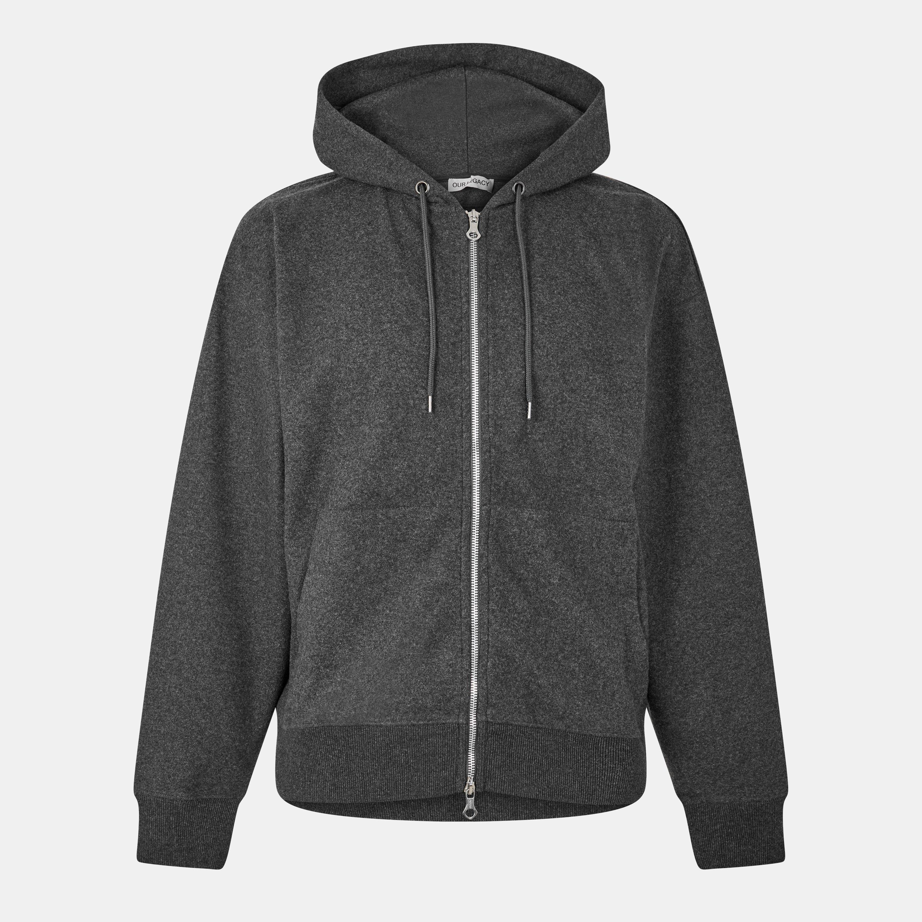 Charcoal - Our Legacy - Men's Zip Hoodie - 1