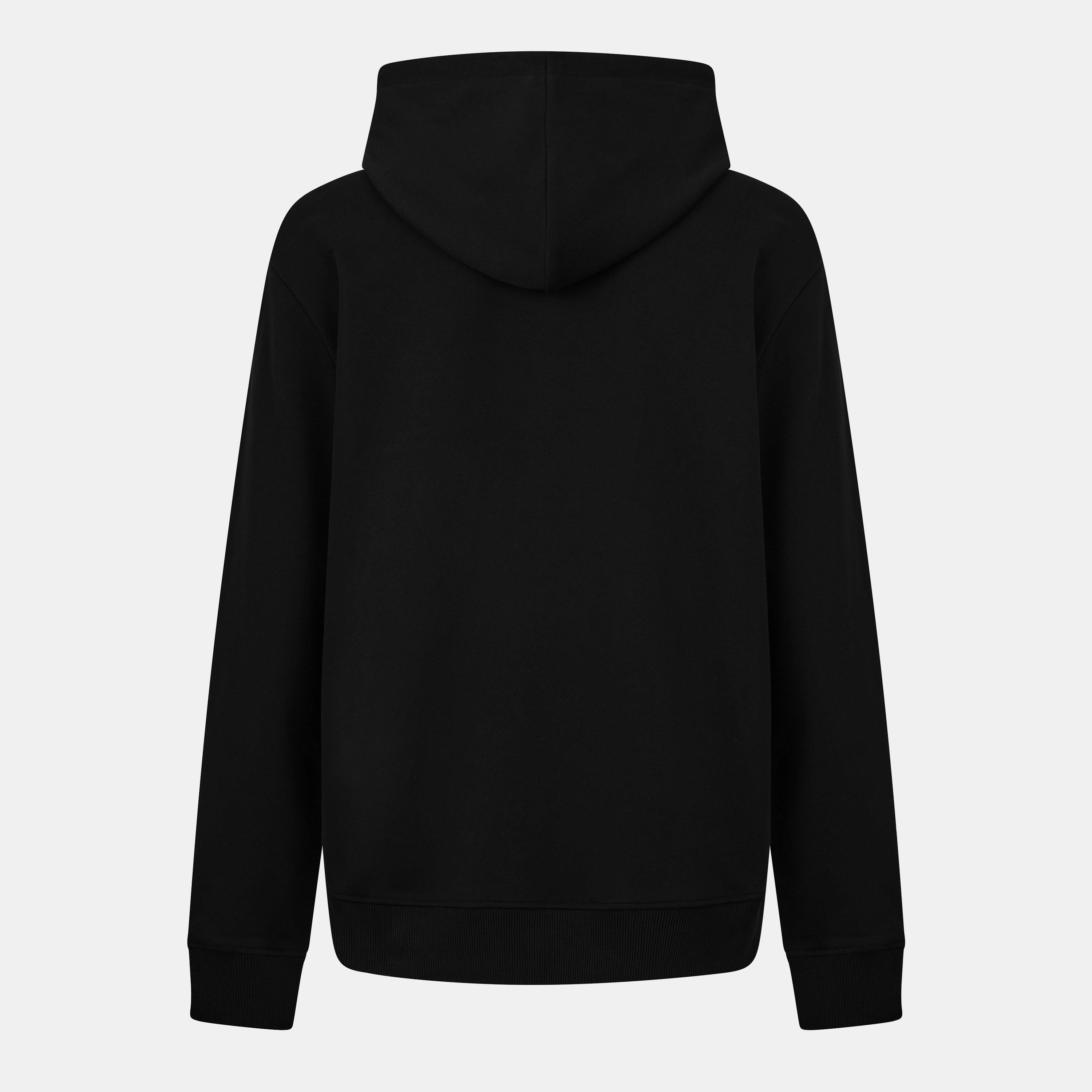 Black - Balmain - Men's Pull Over Hoodie - 2
