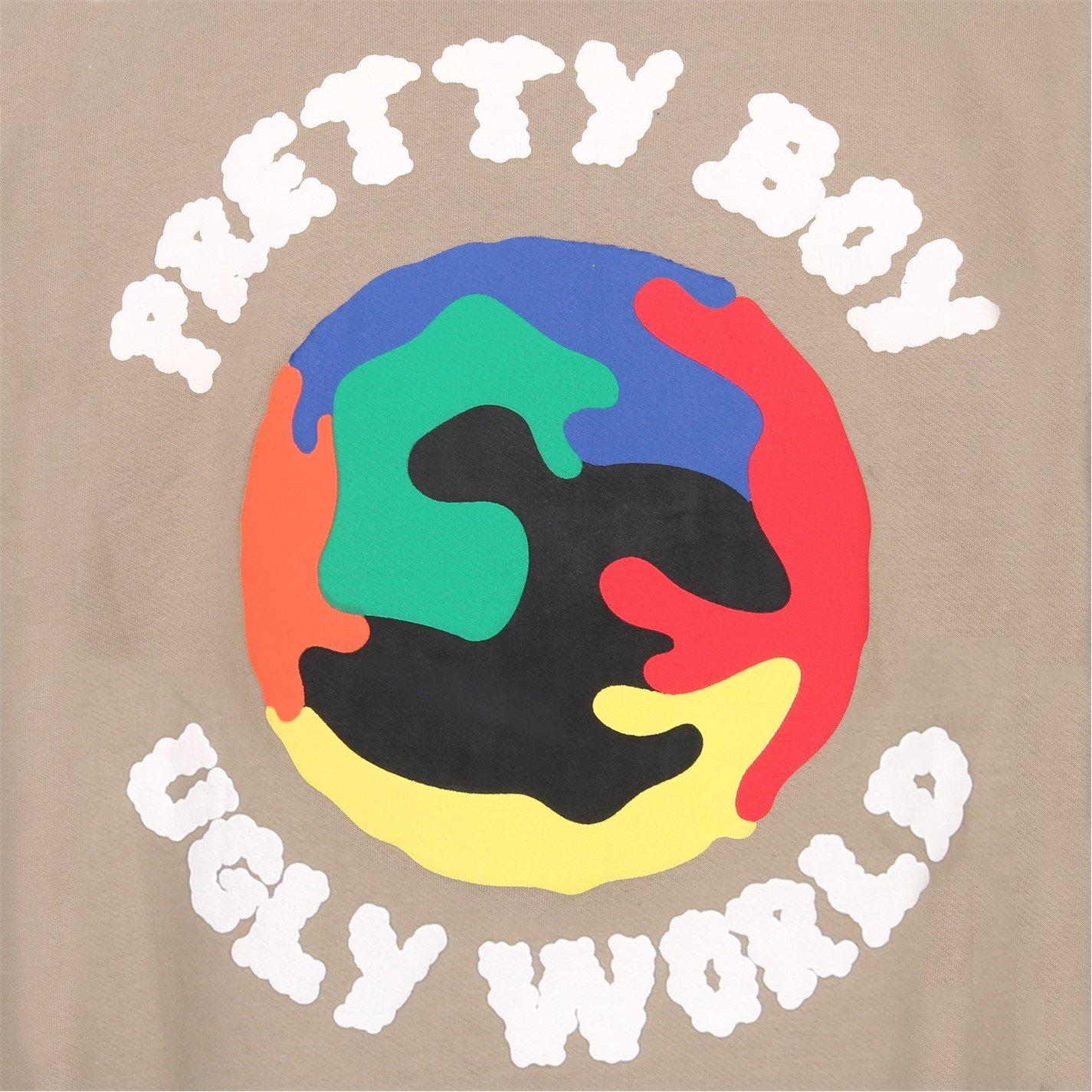 Mushroom/Khaki - Pretty Boy Ugly World - The Pretty Boy Ugly World Over the Head Hoodie Mens - 4