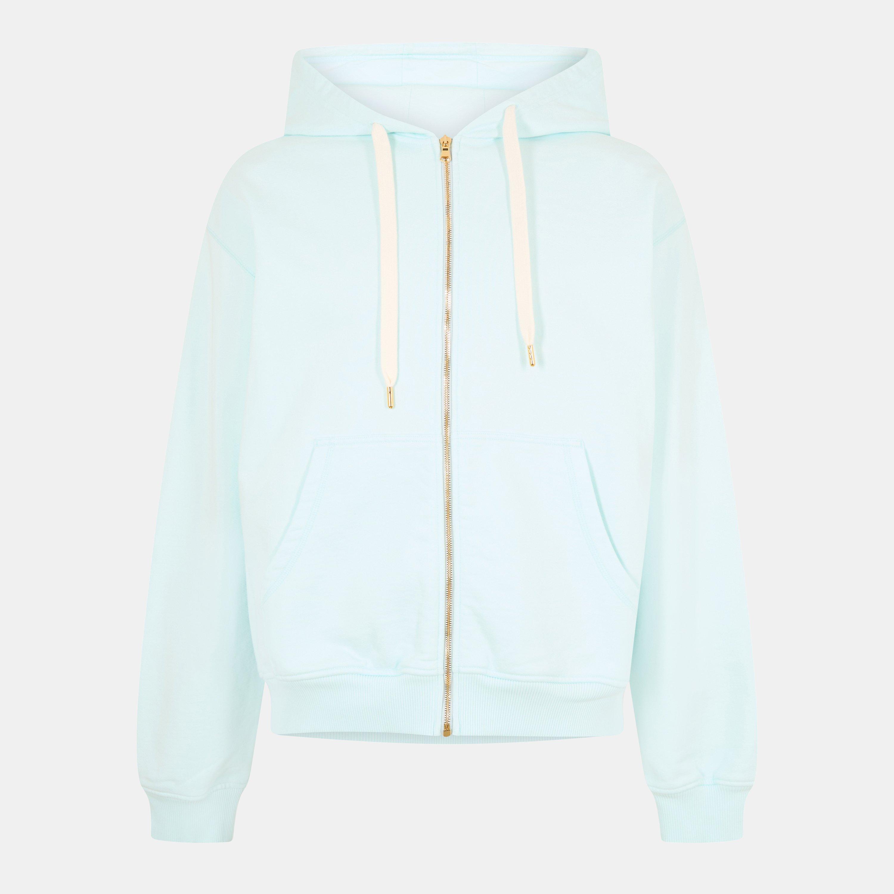 Pale Blue - Casablanca - Men's Blades Zip Hoodie - 1