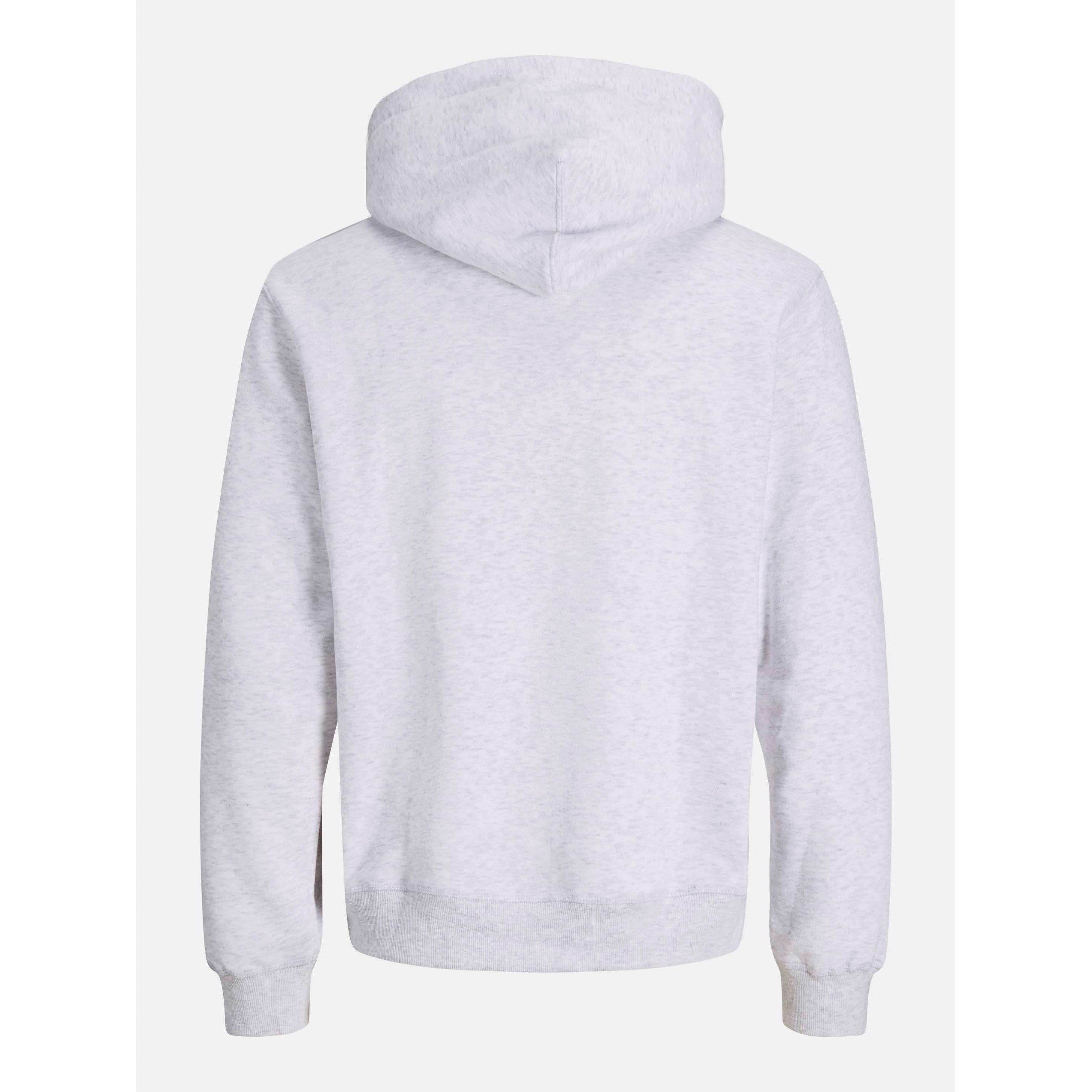 Bright White JJ - Jack and Jones - Men's Pull Over Hoodie - 2