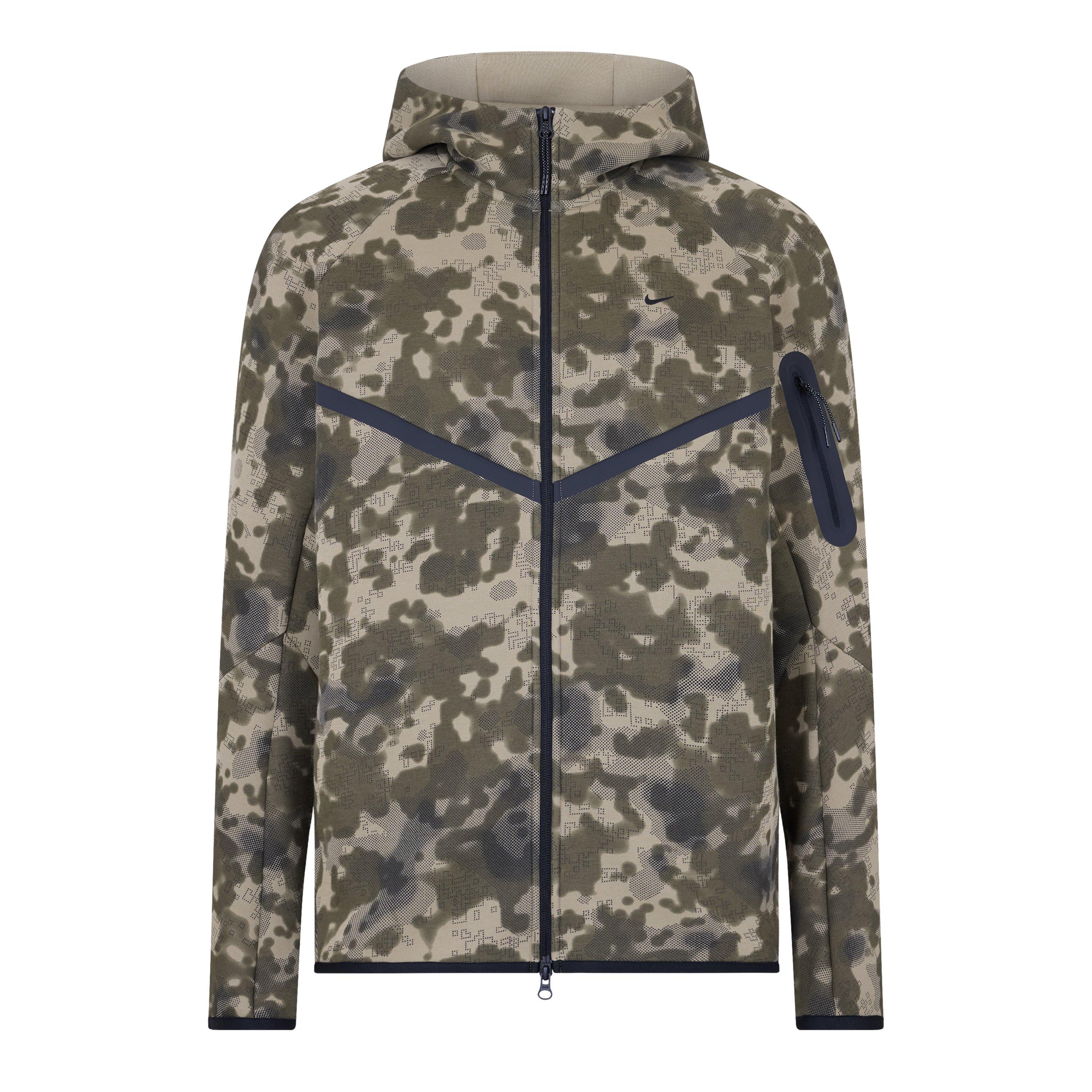 Neut Olive/Blk - Nike - Men's Zip Hoodie - 1