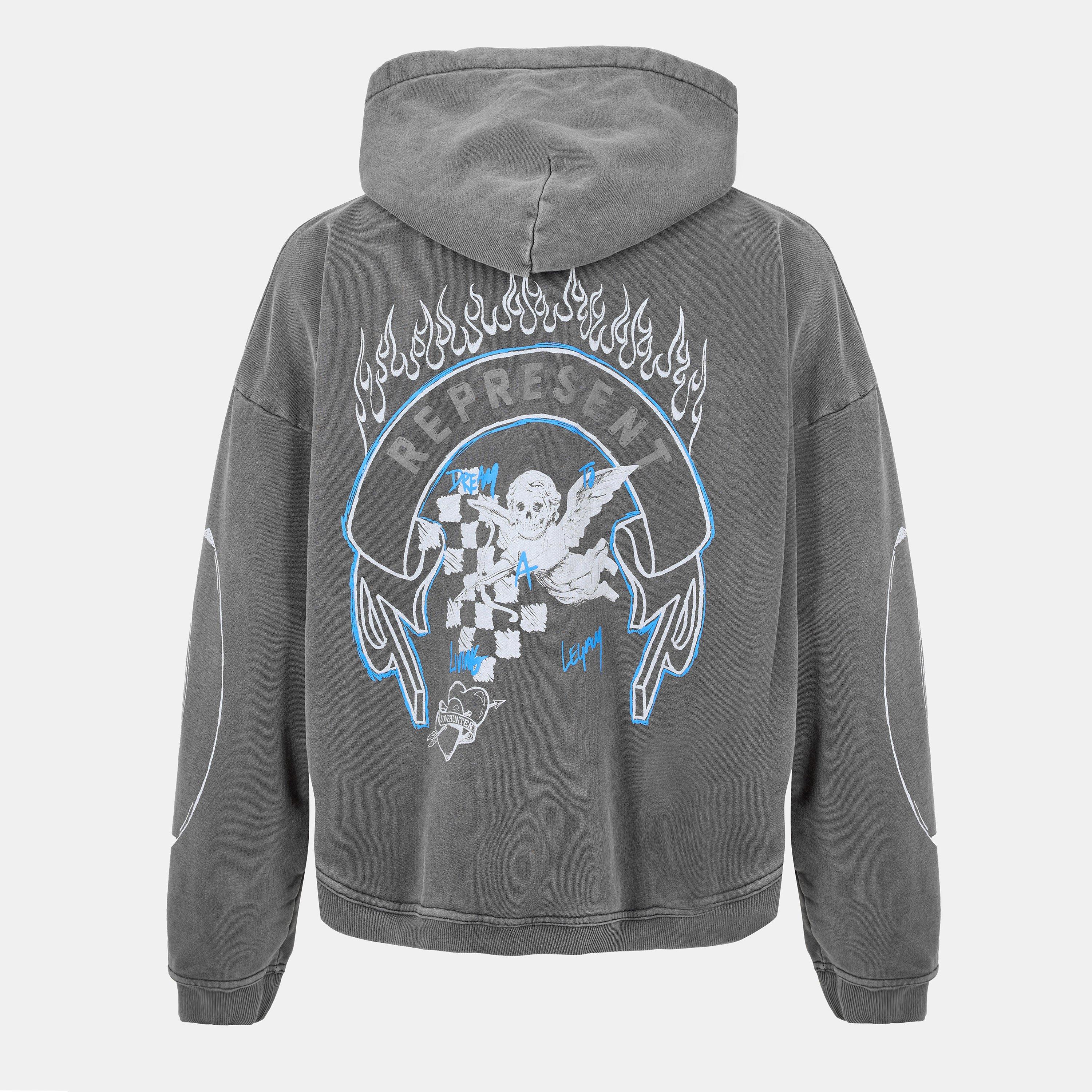 Vintage Grey - Represent - Rep Legacy Zip Hood Sn54 - 2