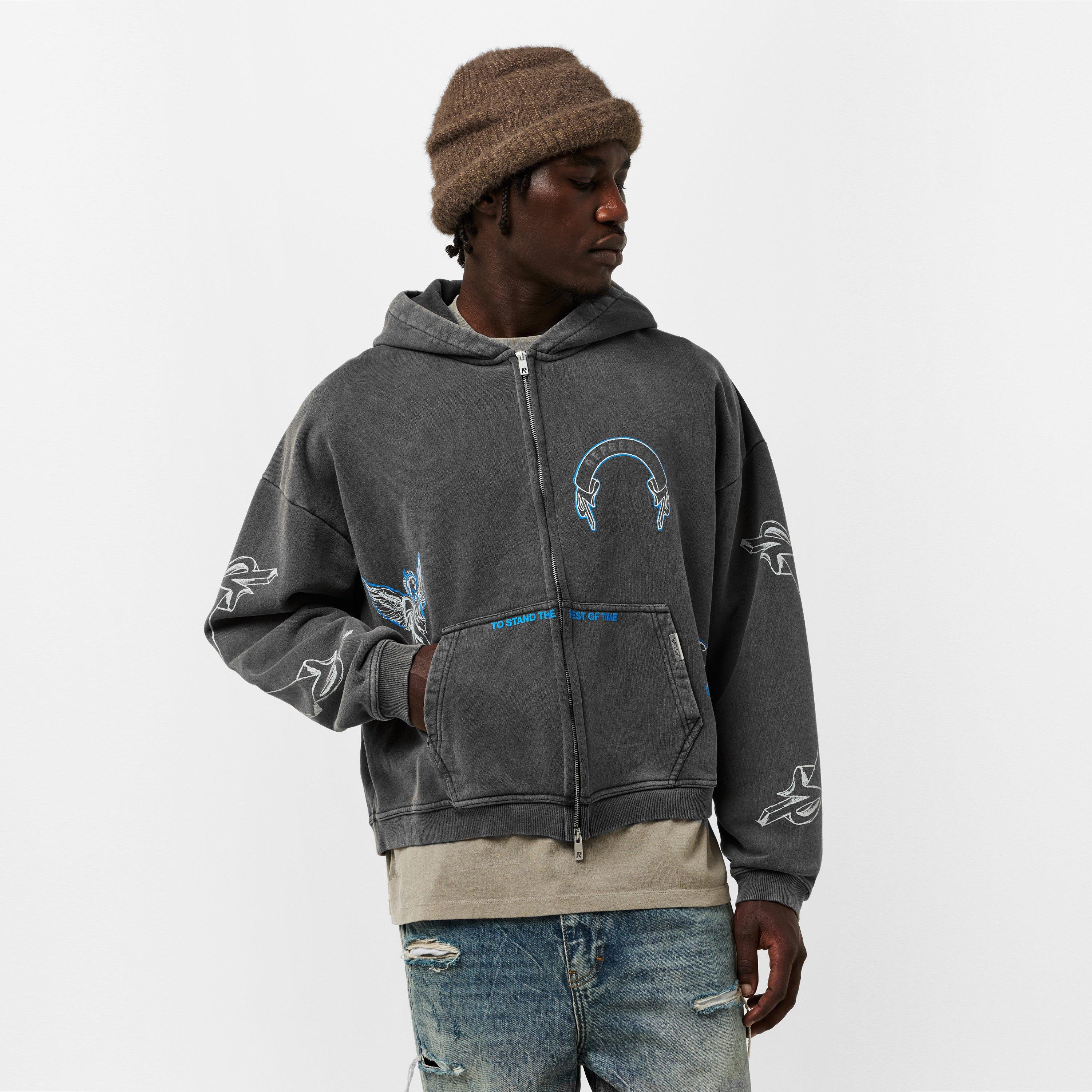 Vintage Grey - Represent - Rep Legacy Zip Hood Sn54 - 3