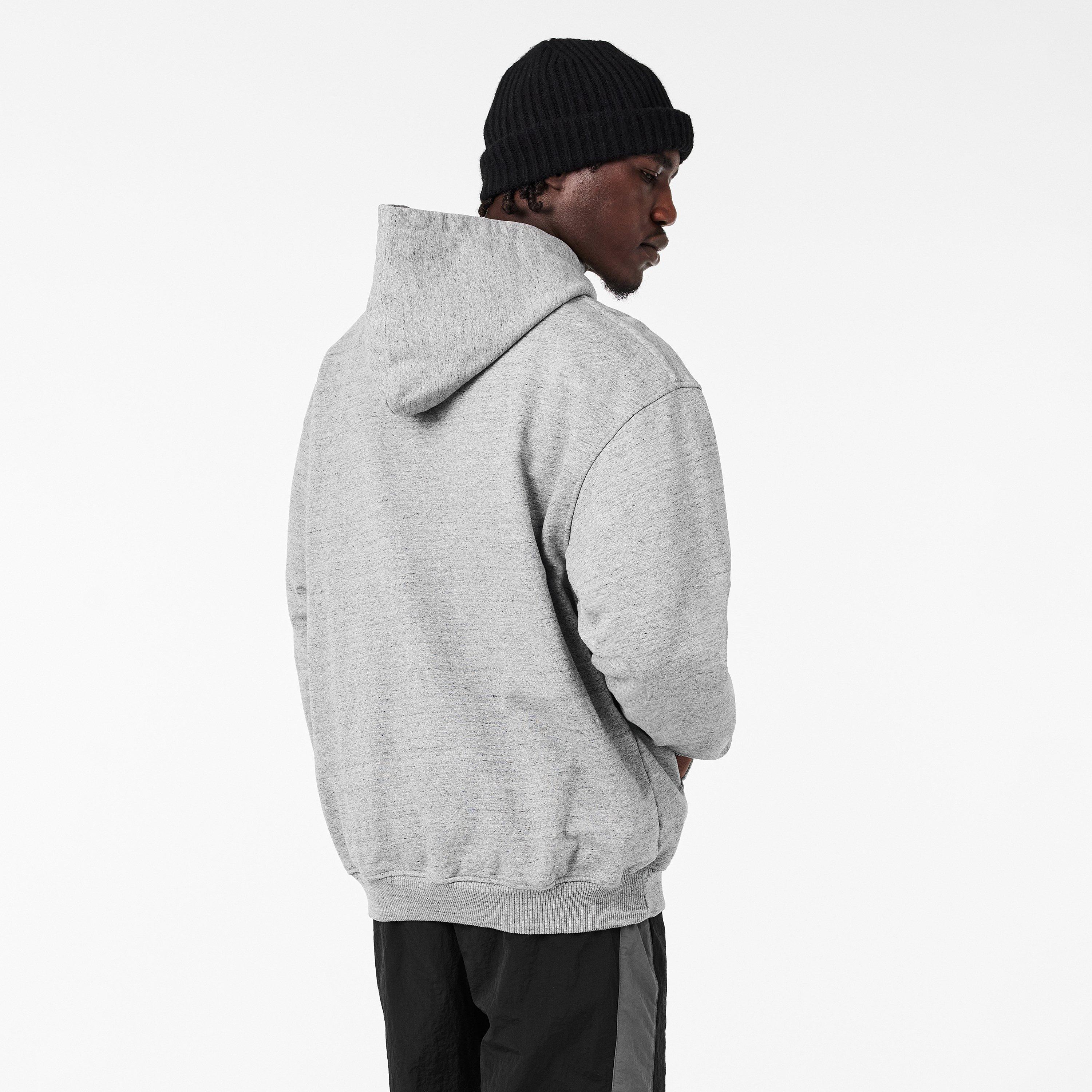 Grey Marl - Represent - Men's Over the Head Hoodie - 4