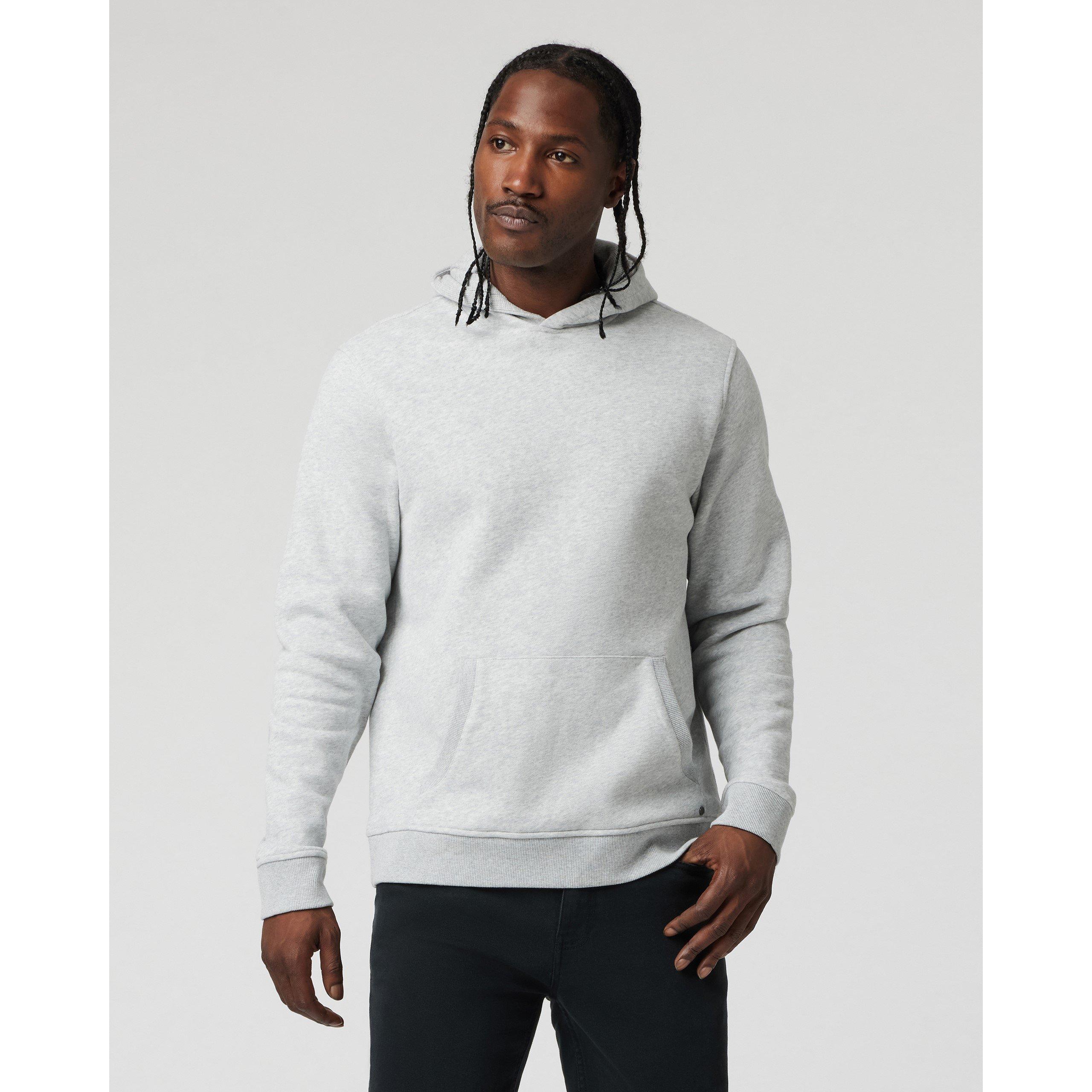 Grey - Vuori - Men's Seaside Moisture Wicking Pull Over Hoodie - 8
