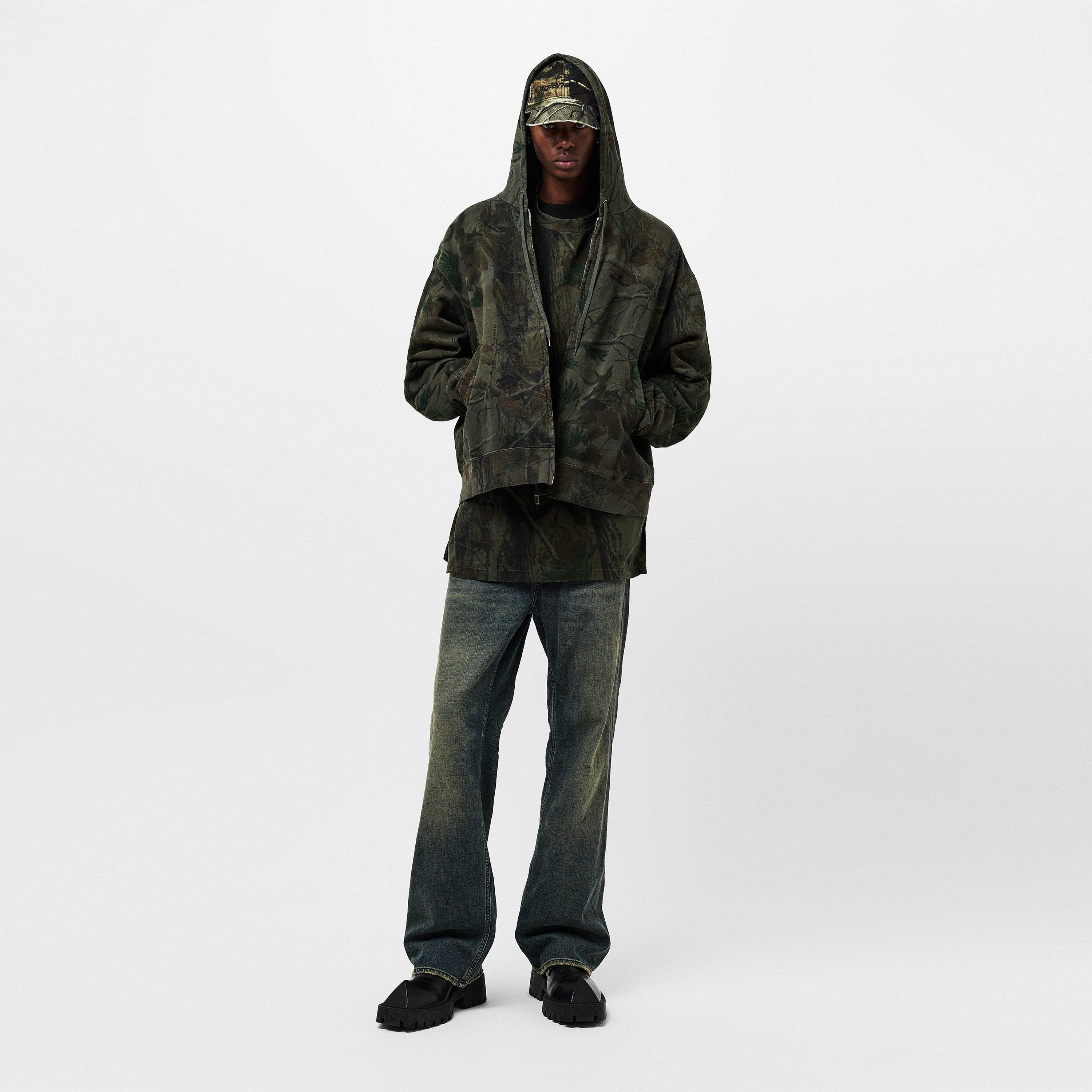 Forest Green - Balenciaga - Men's Bal Sports Logo Zip Hoodie - 6