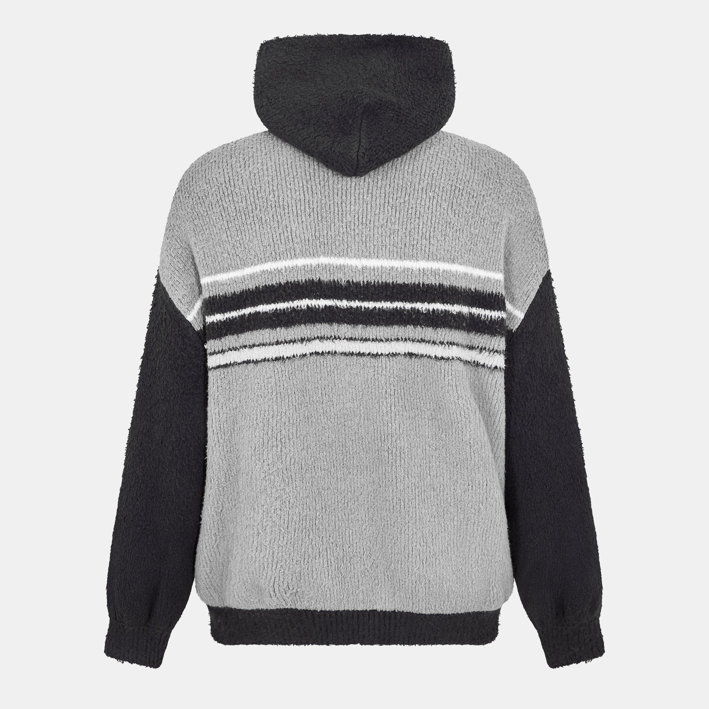 Grey/Multico - Balenciaga - Men's Zip Hoodie - 2