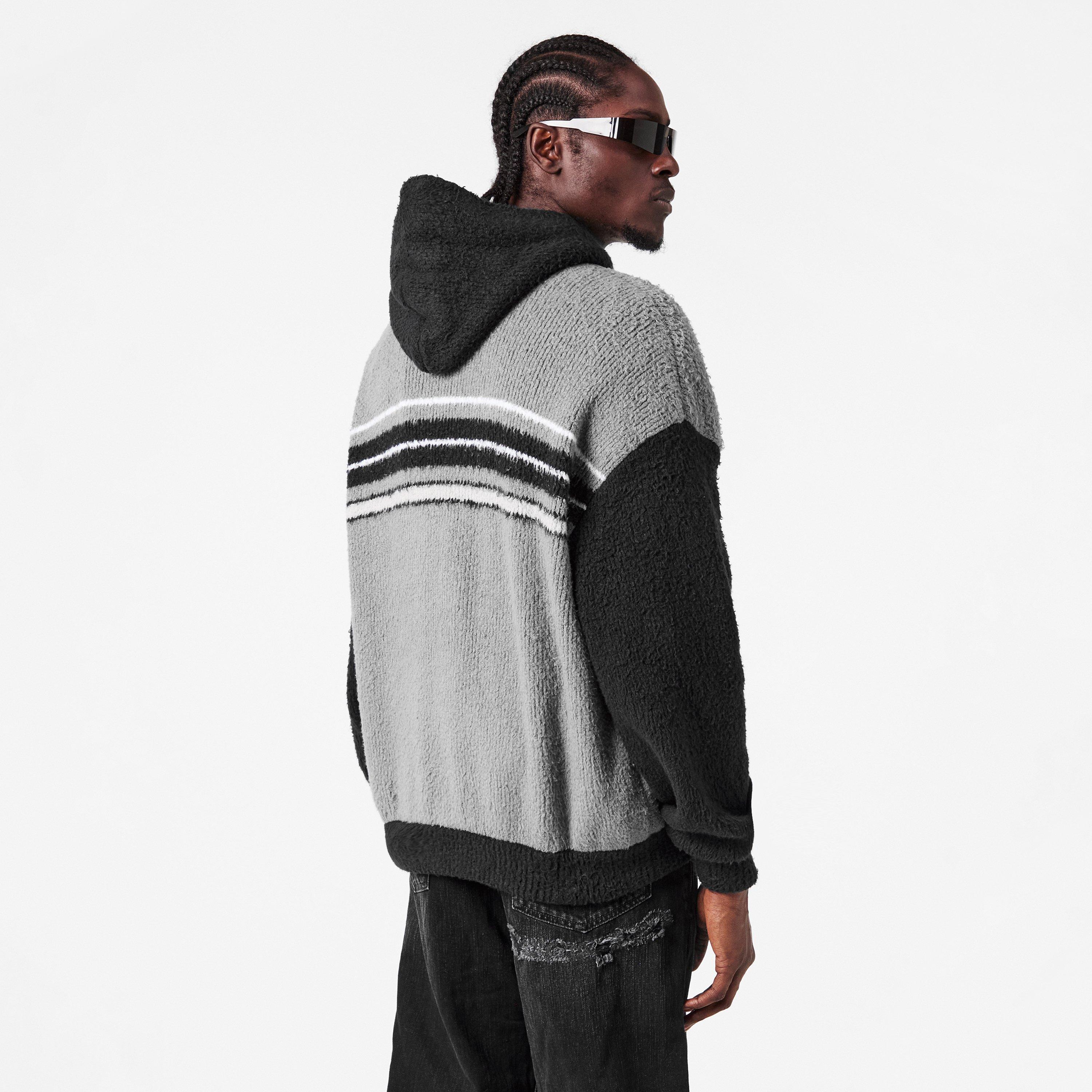 Grey/Multico - Balenciaga - Men's Zip Hoodie - 4