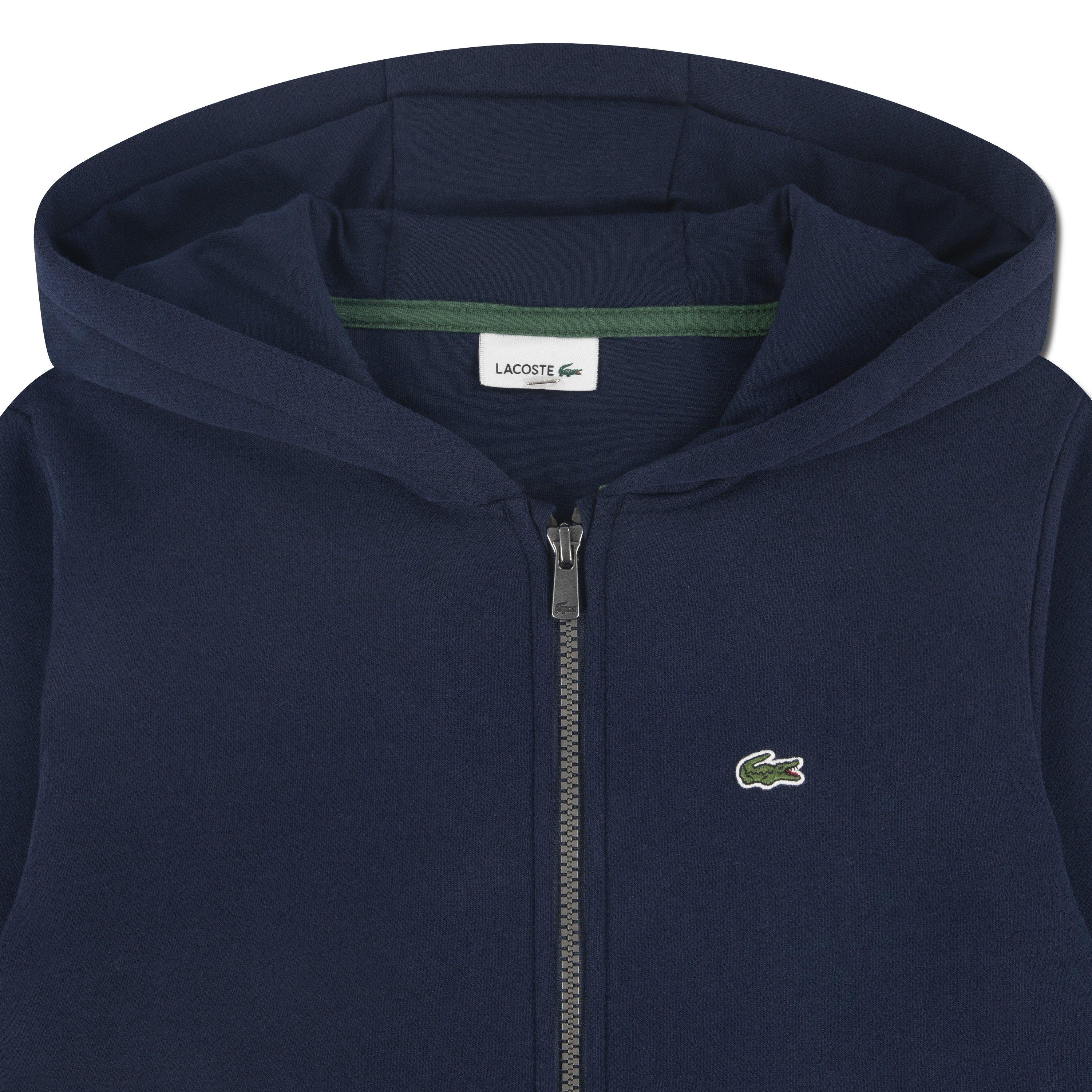 Navy 09 - Lacoste - Boys' Basic Full-Zip Hoodie - 2
