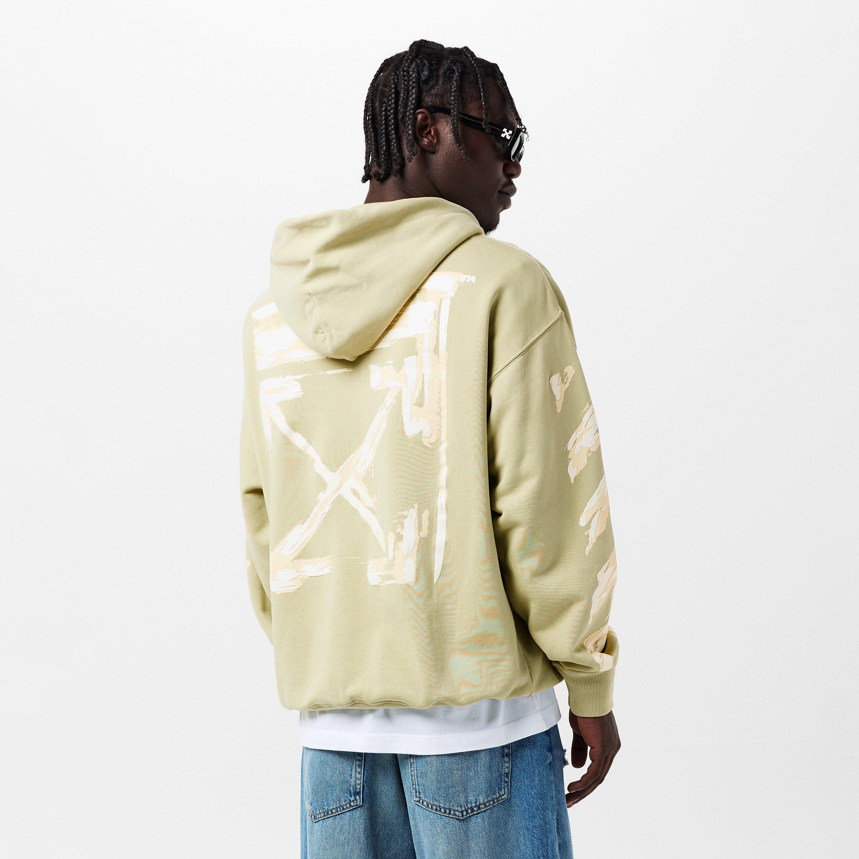 Alfalfa - Off White - Men's Ink Arrow Pullover Hoodie - 4