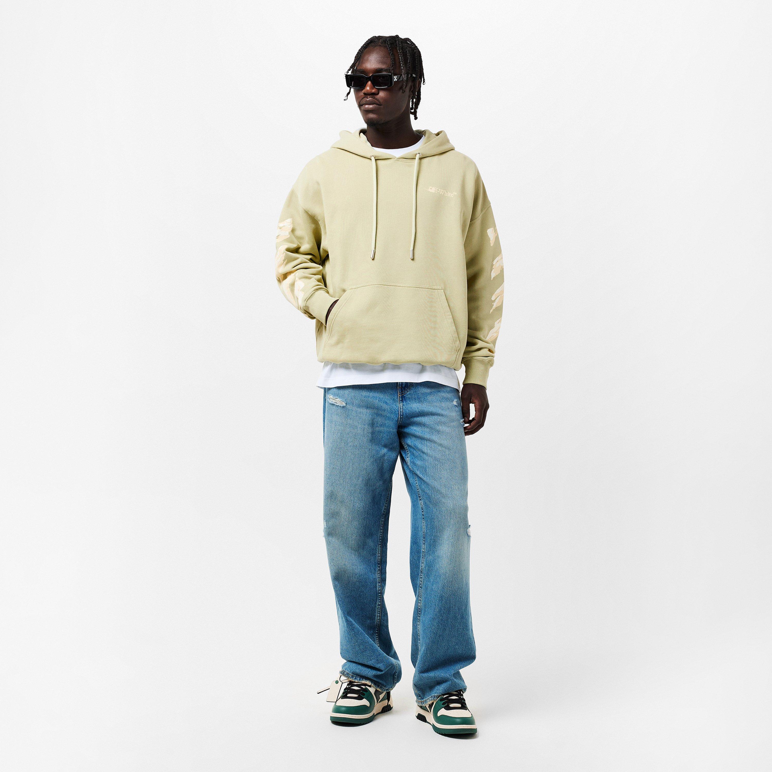 Alfalfa - Off White - Men's Ink Arrow Pullover Hoodie - 6