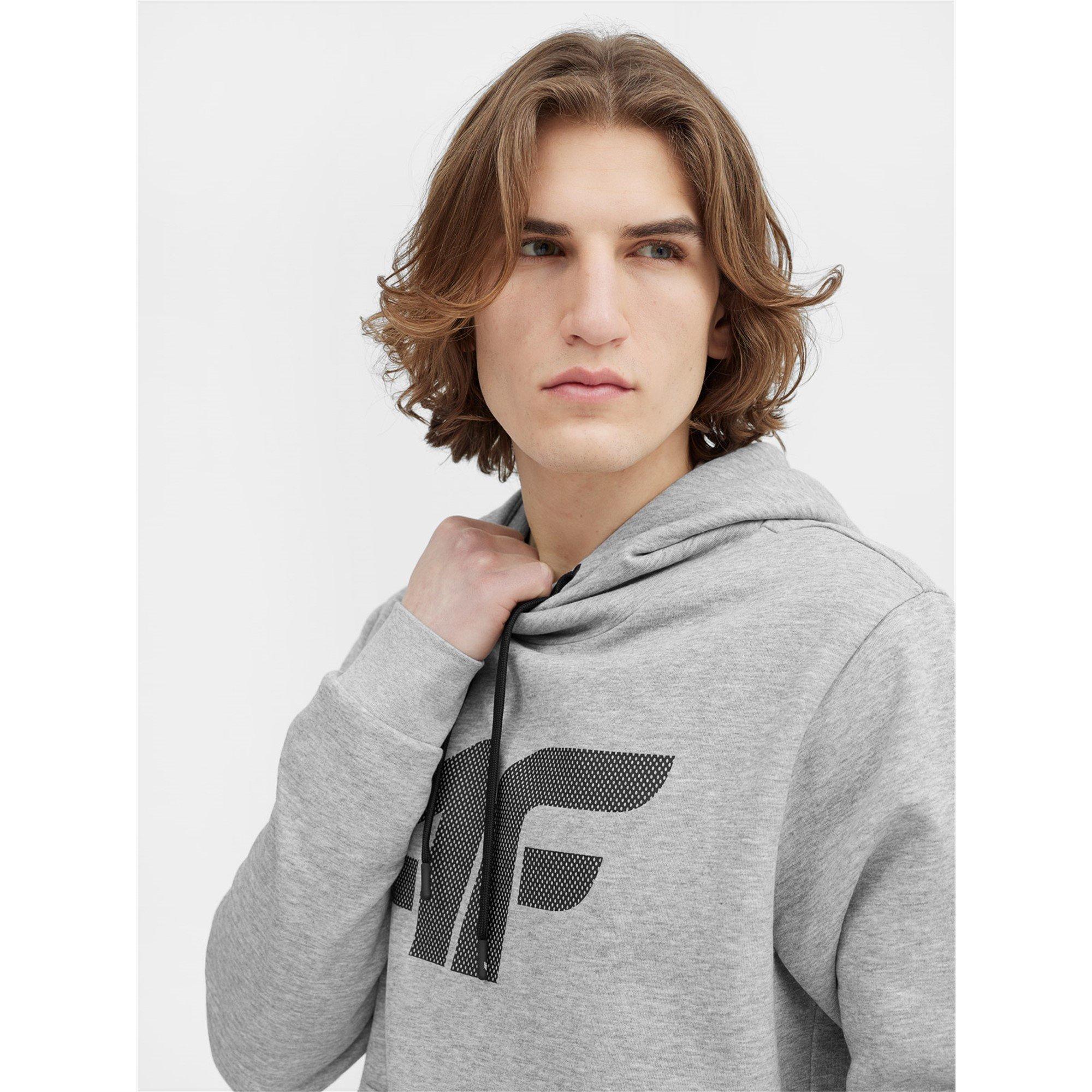 Lysegrå - 4F - OTH Logo Hoodie - 5