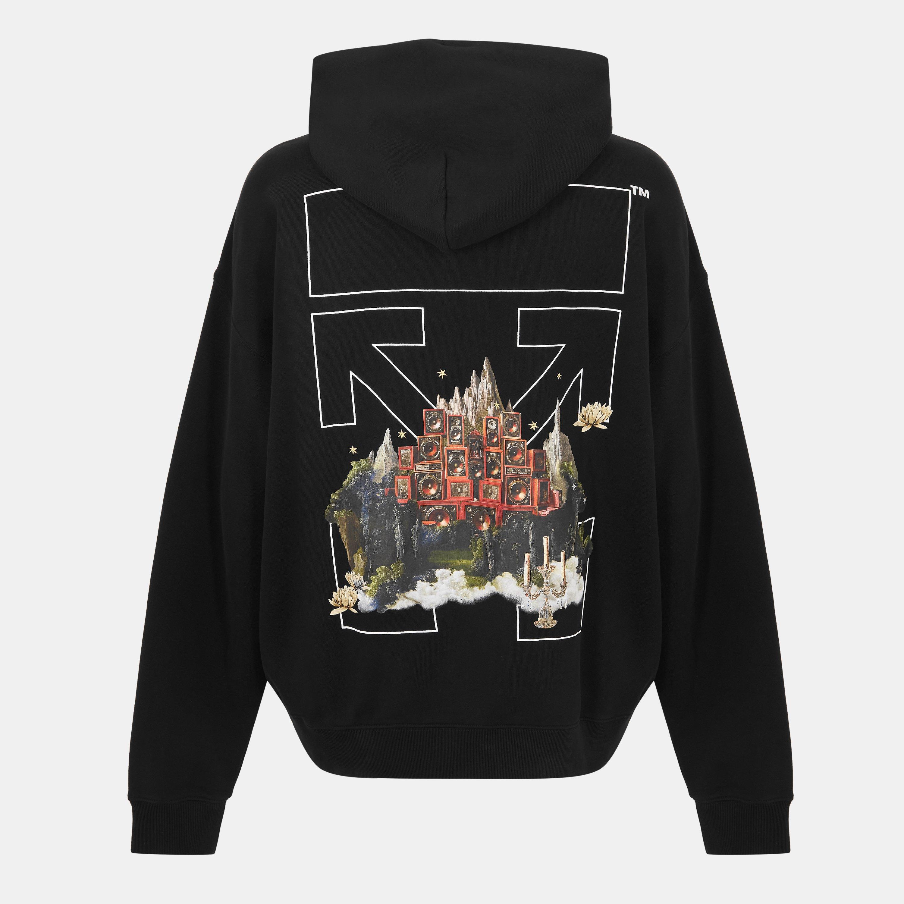 【未開封】 World is Over PULLOVER HOODIE Off White Men's Landscape Pull Over Hoodie | Cruise Fashion