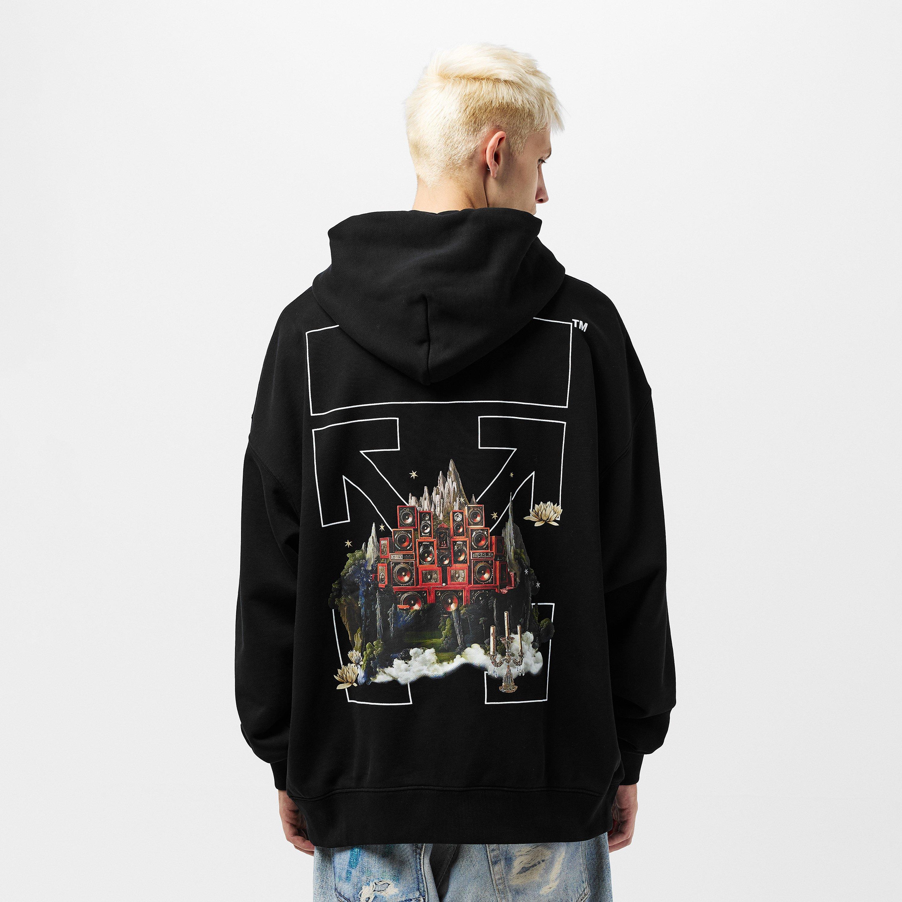 Off White | Men's Landscape Pull Over Hoodie | Cruise Fashion