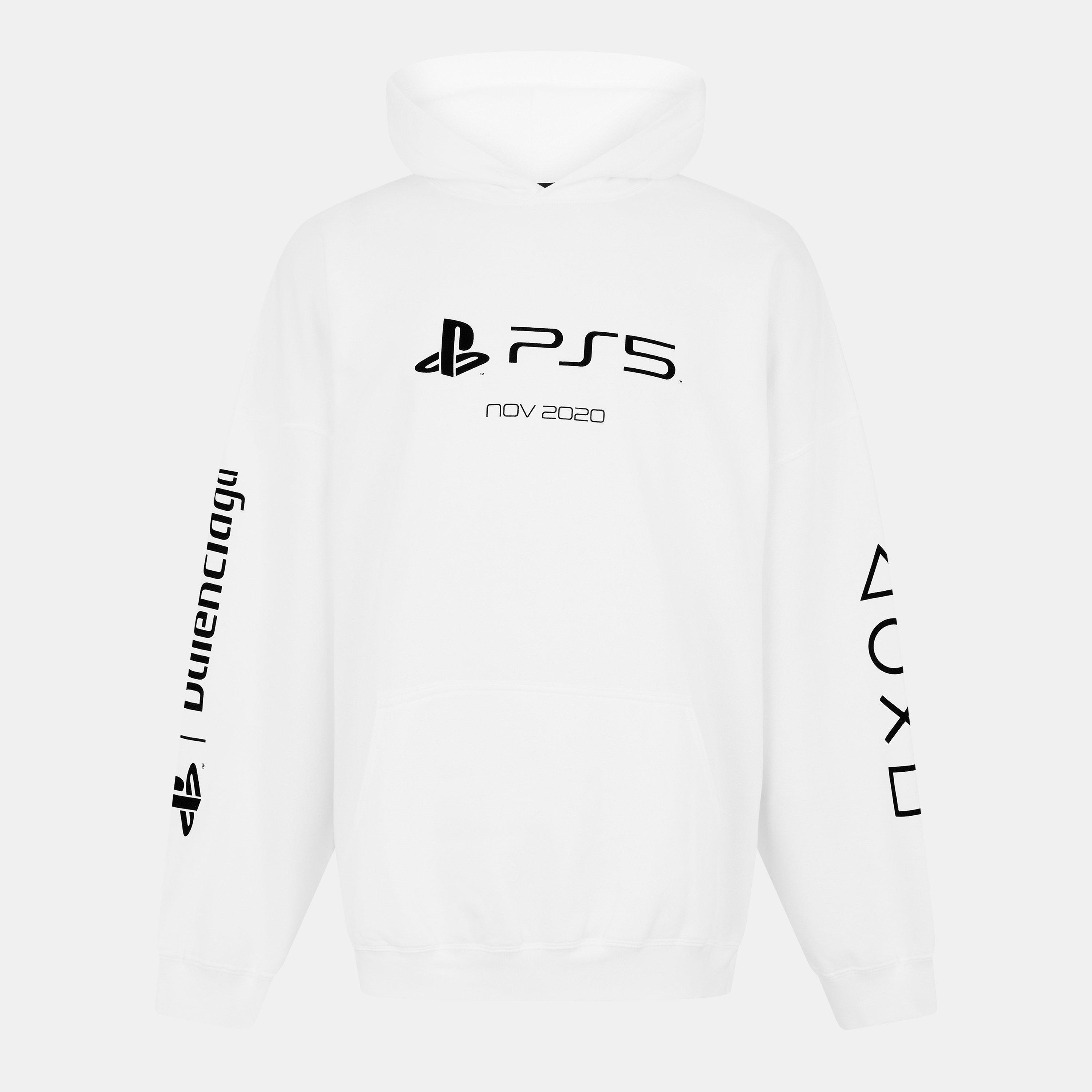 Balenciaga Men's Over the Head Hoodie