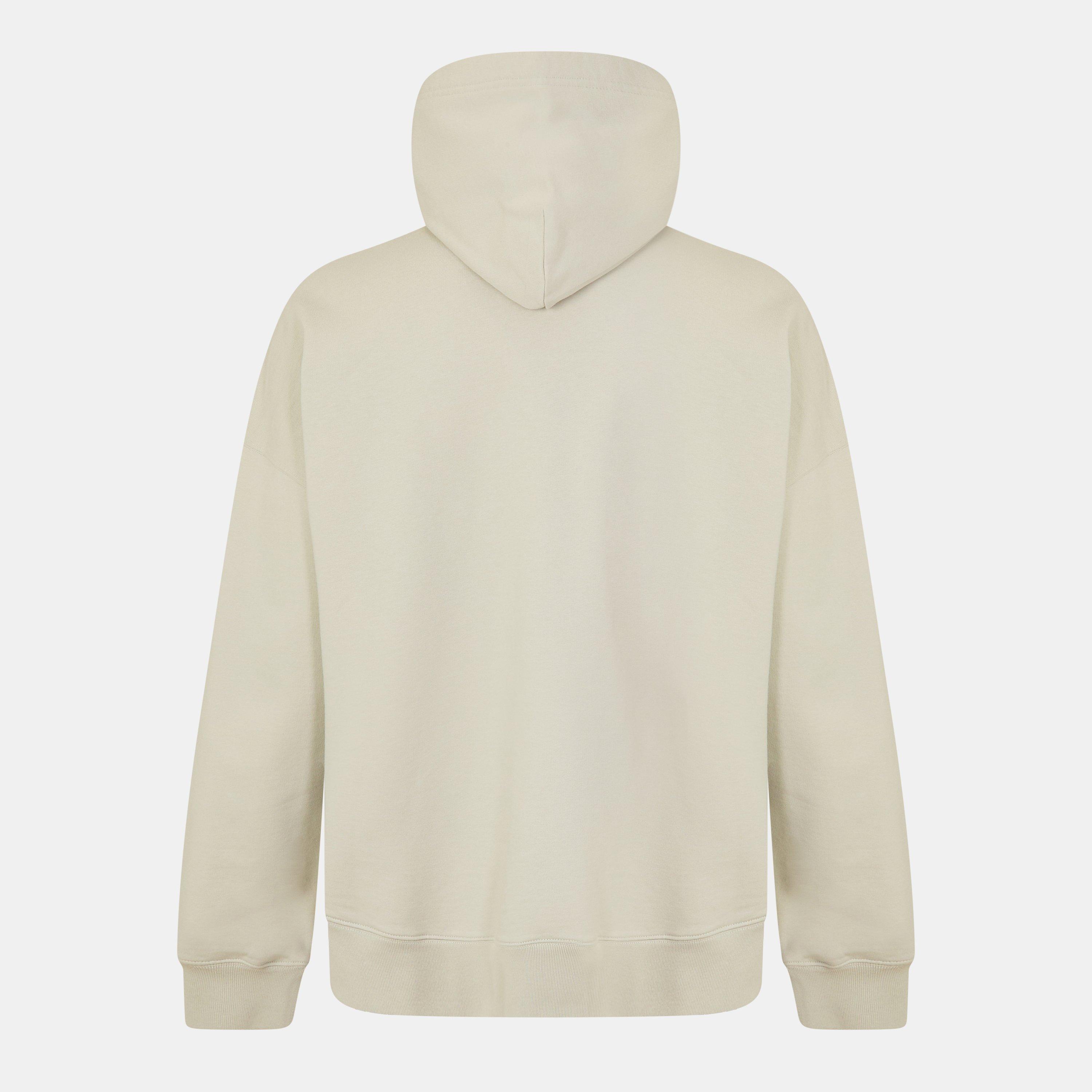 Shell/White - Balenciaga - Men's Over the Head Hoodie - 2