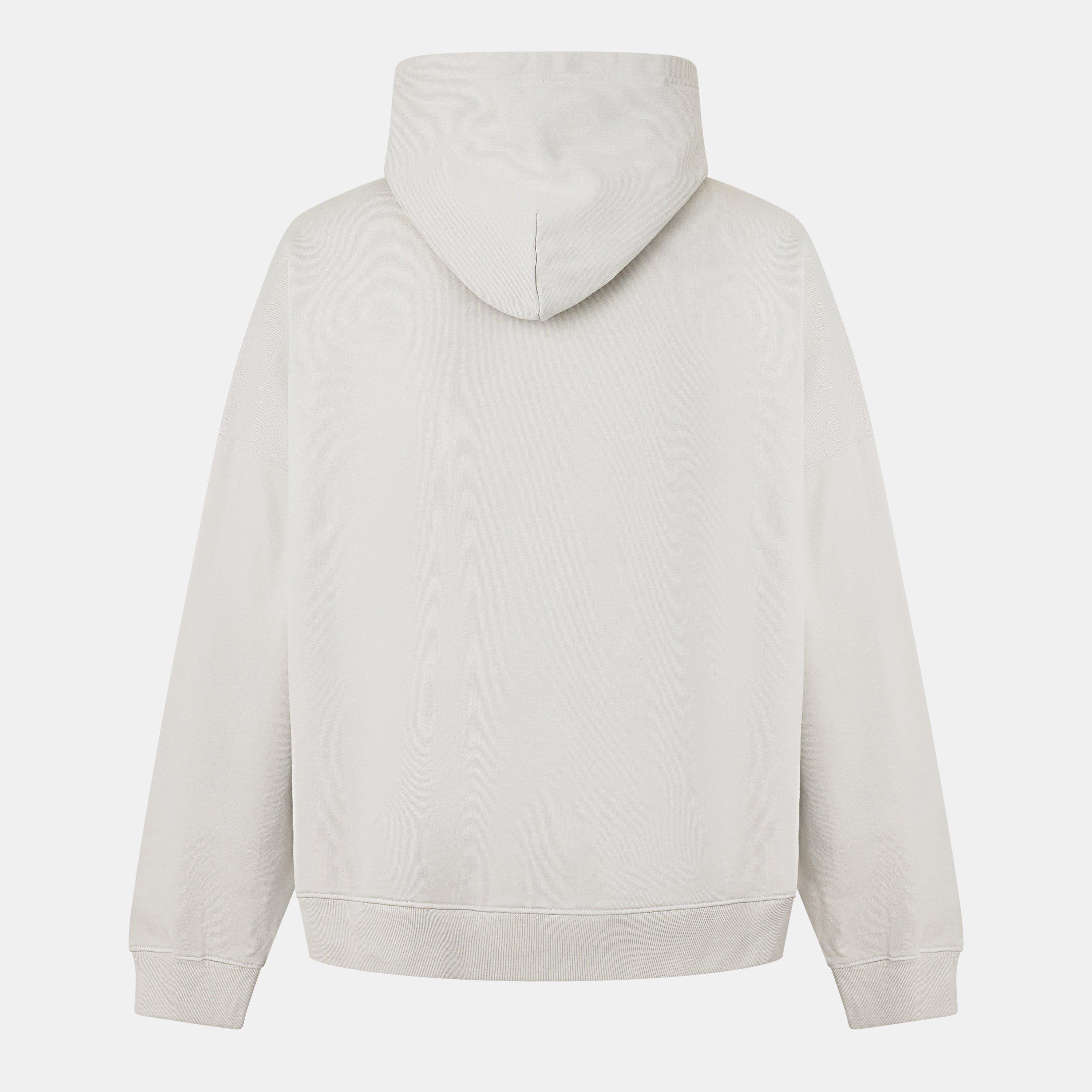 Shell/White - Balenciaga - Men's Over the Head Hoodie - 2