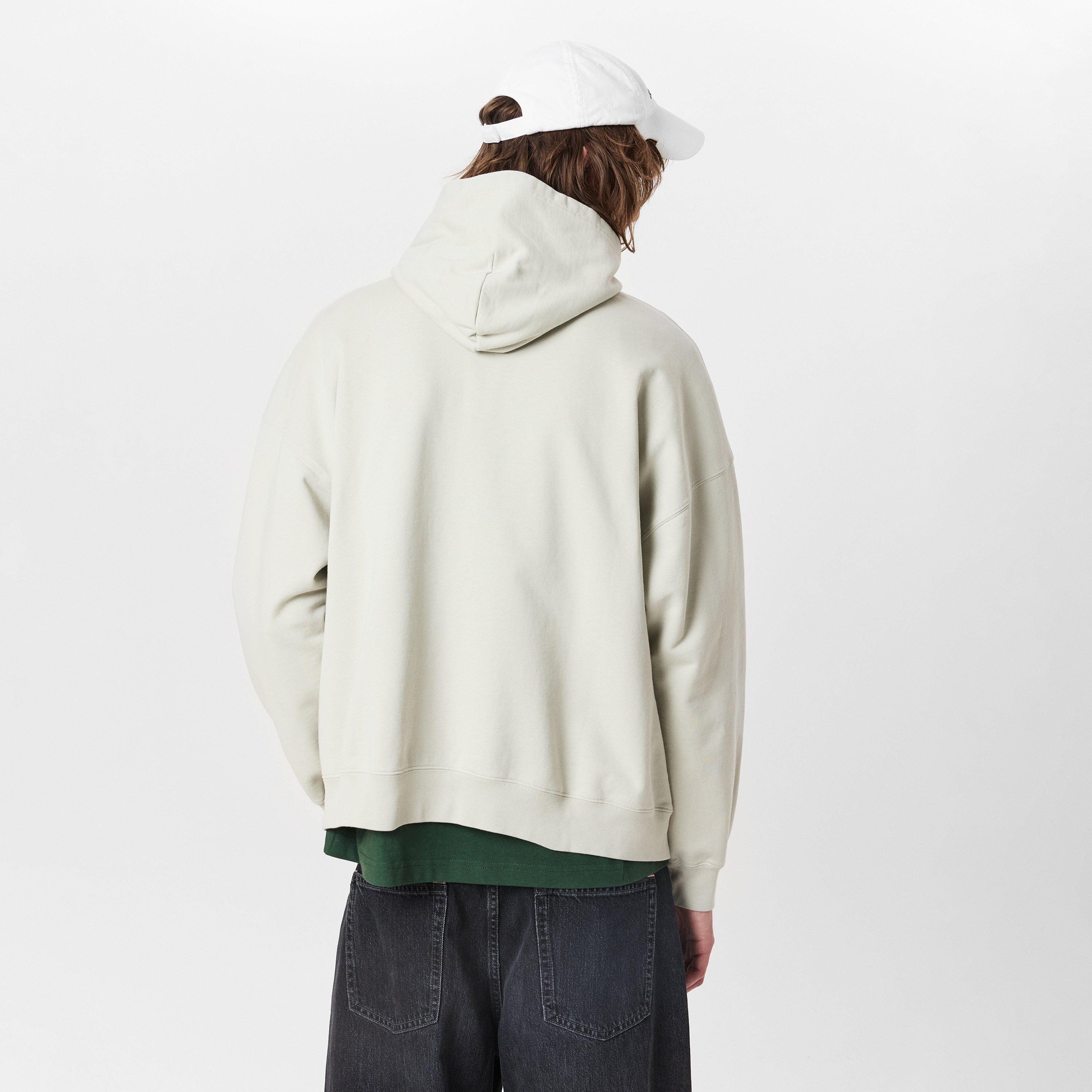 Shell/White - Balenciaga - Men's Over the Head Hoodie - 4