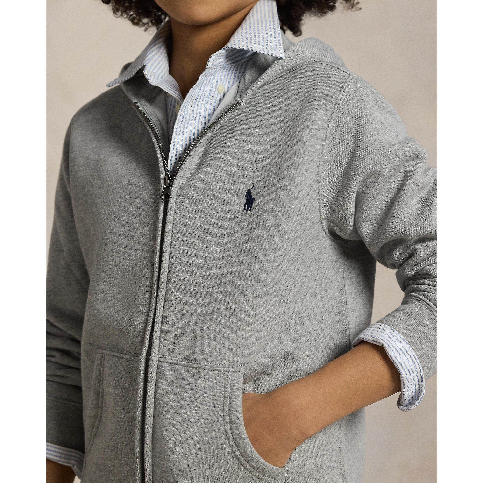  Lt Gry Sprt Ht - Polo Ralph Lauren - Boys' Full-Zip Hoodie - 4