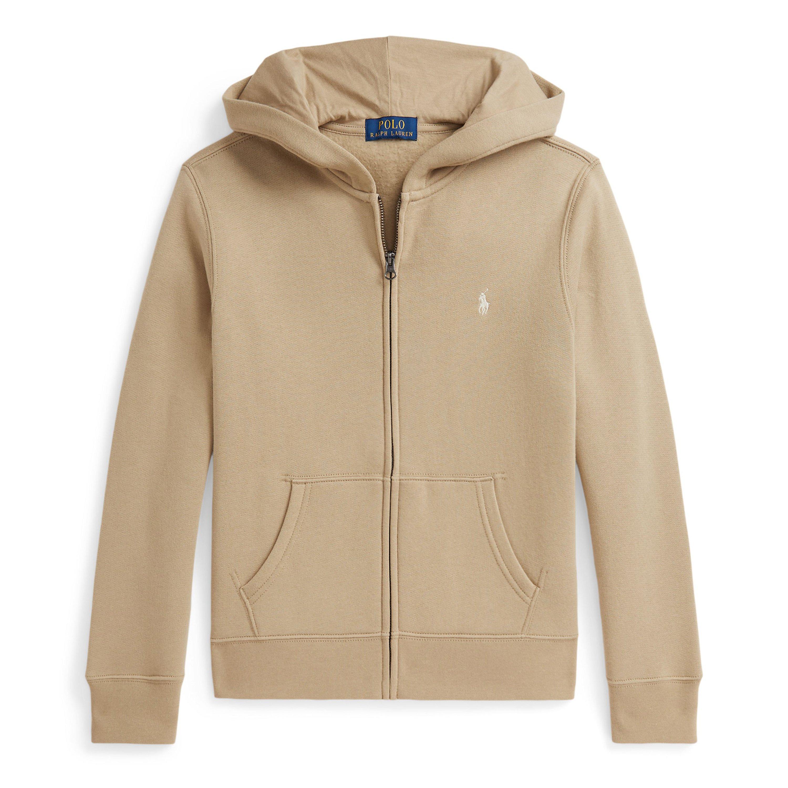 Polo Ralph Lauren Boys ' Full-Zip Hoodie - Classic Khaki - 7Y/S