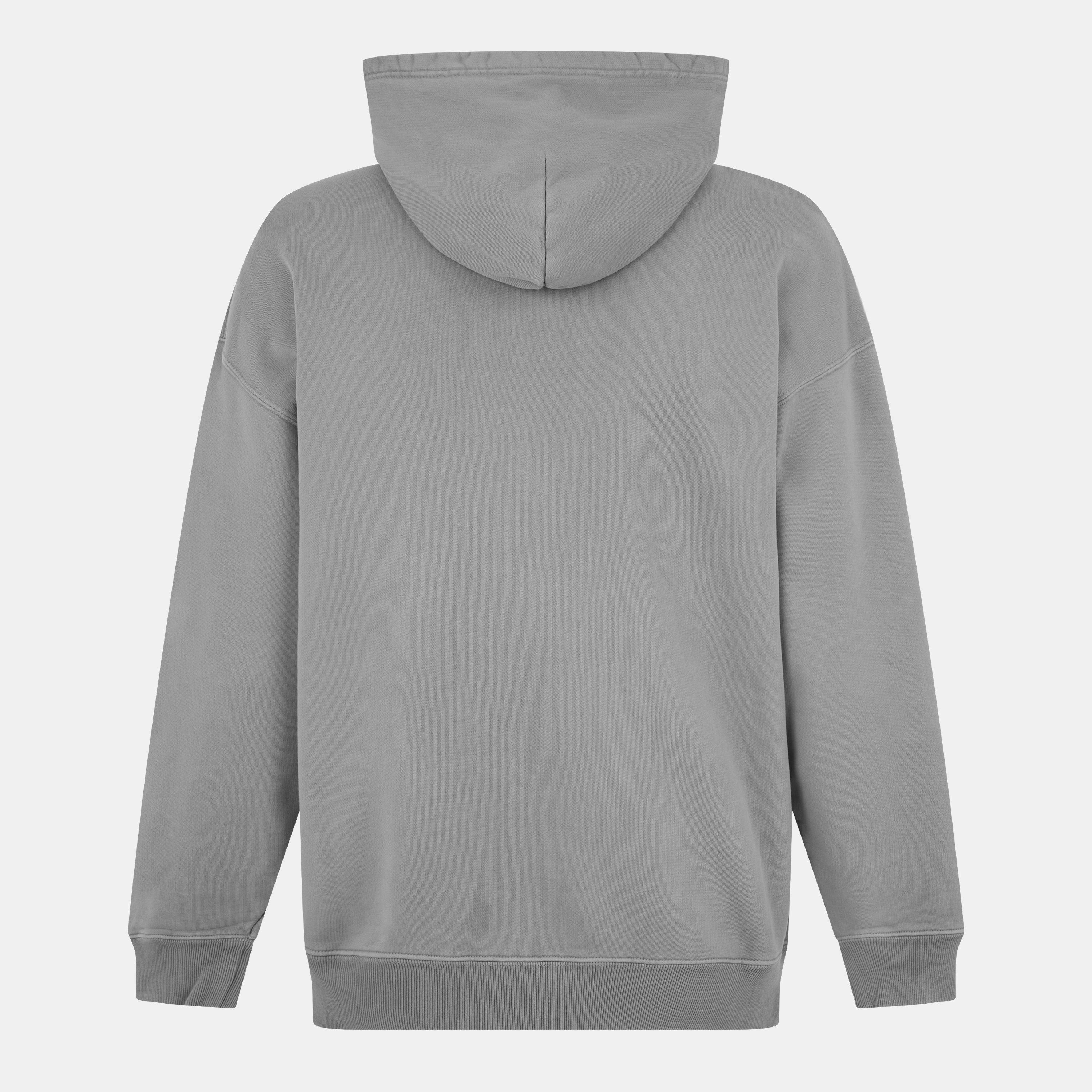 Grey/Dark Grey - Balenciaga - Men's Over the Head Hoodie - 2