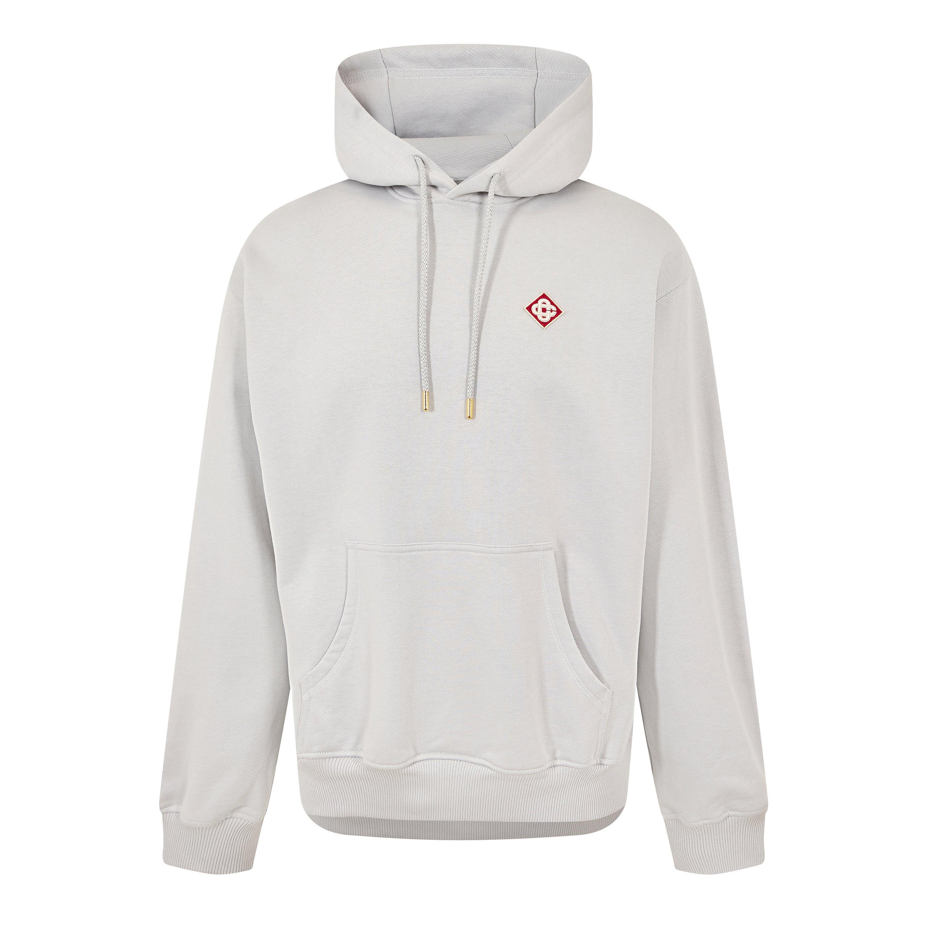 Casablanca Men's Classic Logo Pull Over Hoodie - Slate Grey - Large
