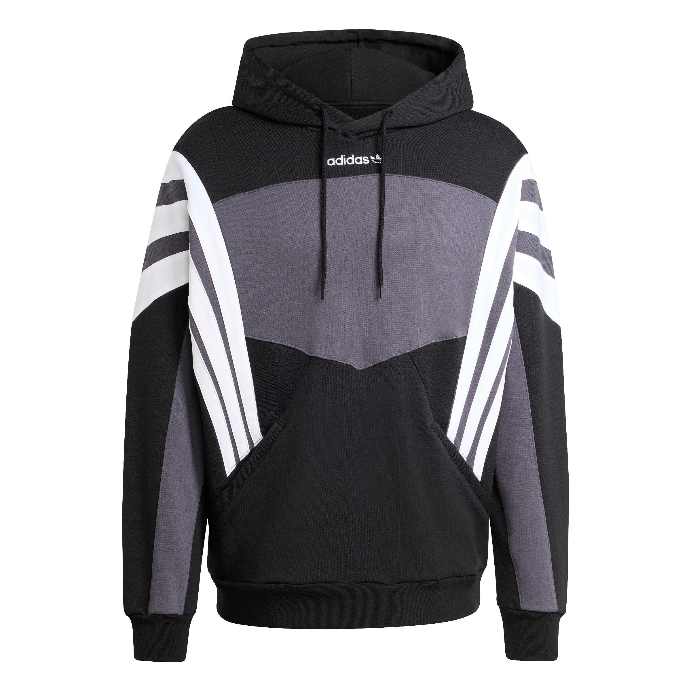 adidas Originals Men's Santiago Pull Over Hoodie - Black - M