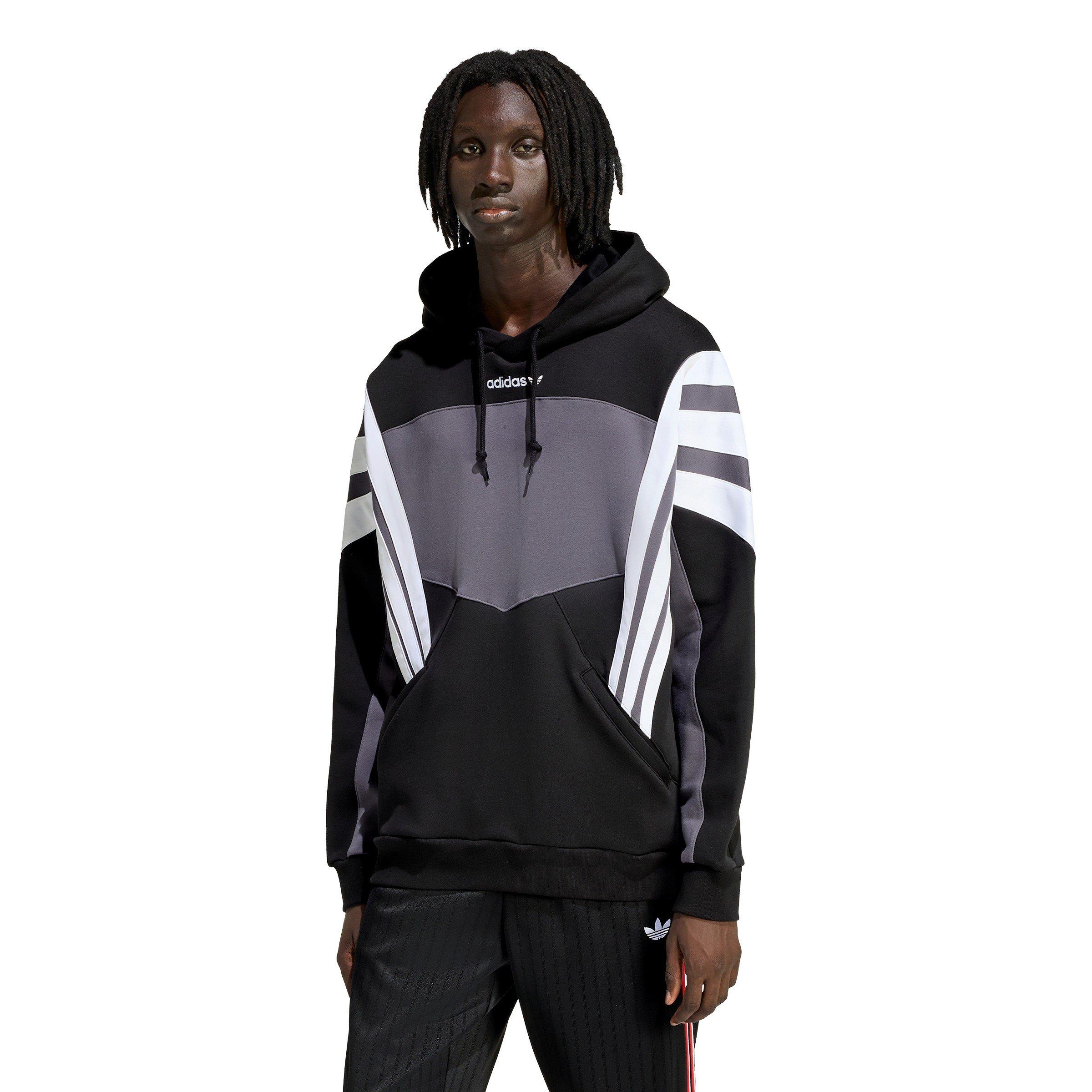Black - adidas Originals - Men's Santiago Pull Over Hoodie - 2