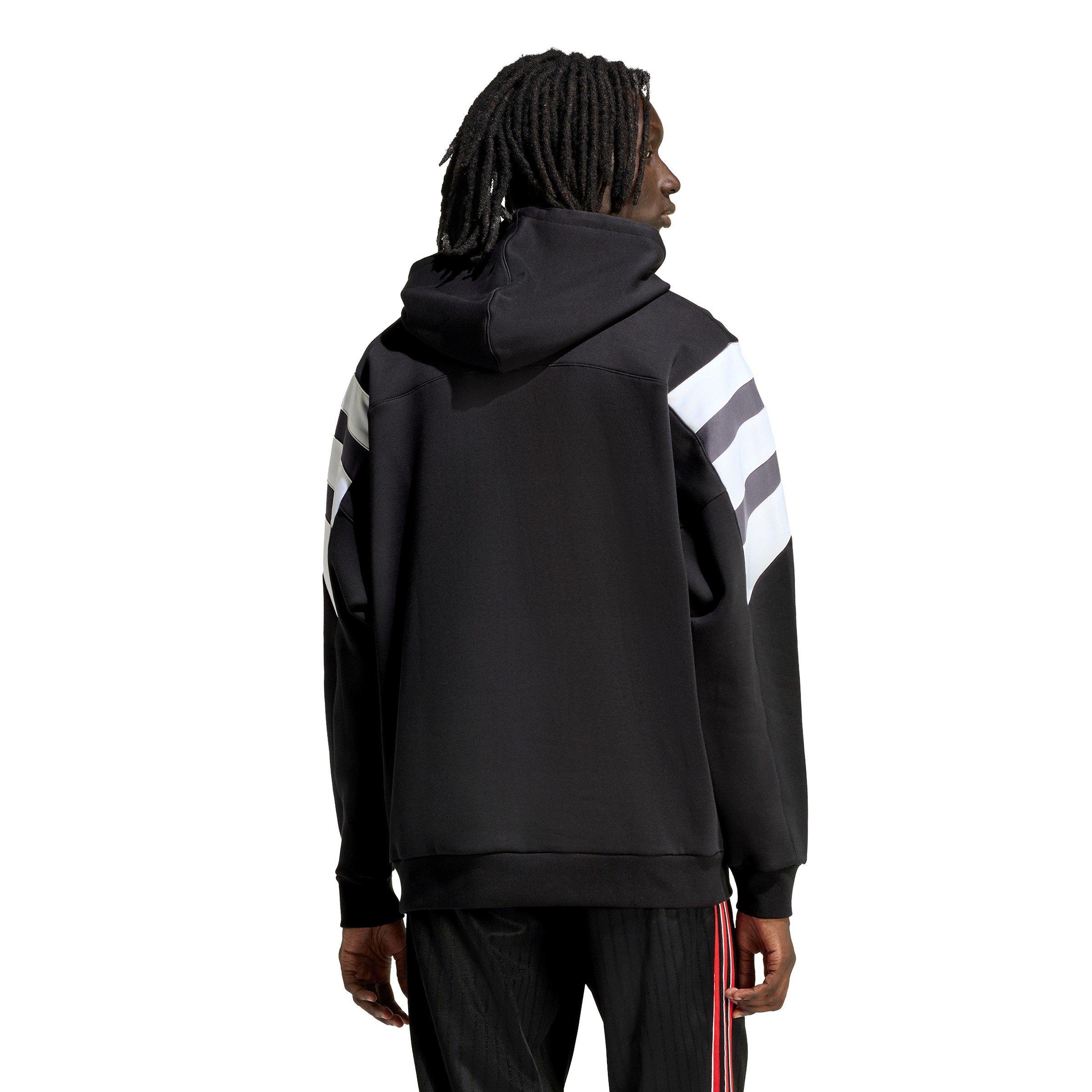 Black - adidas Originals - Men's Santiago Pull Over Hoodie - 3