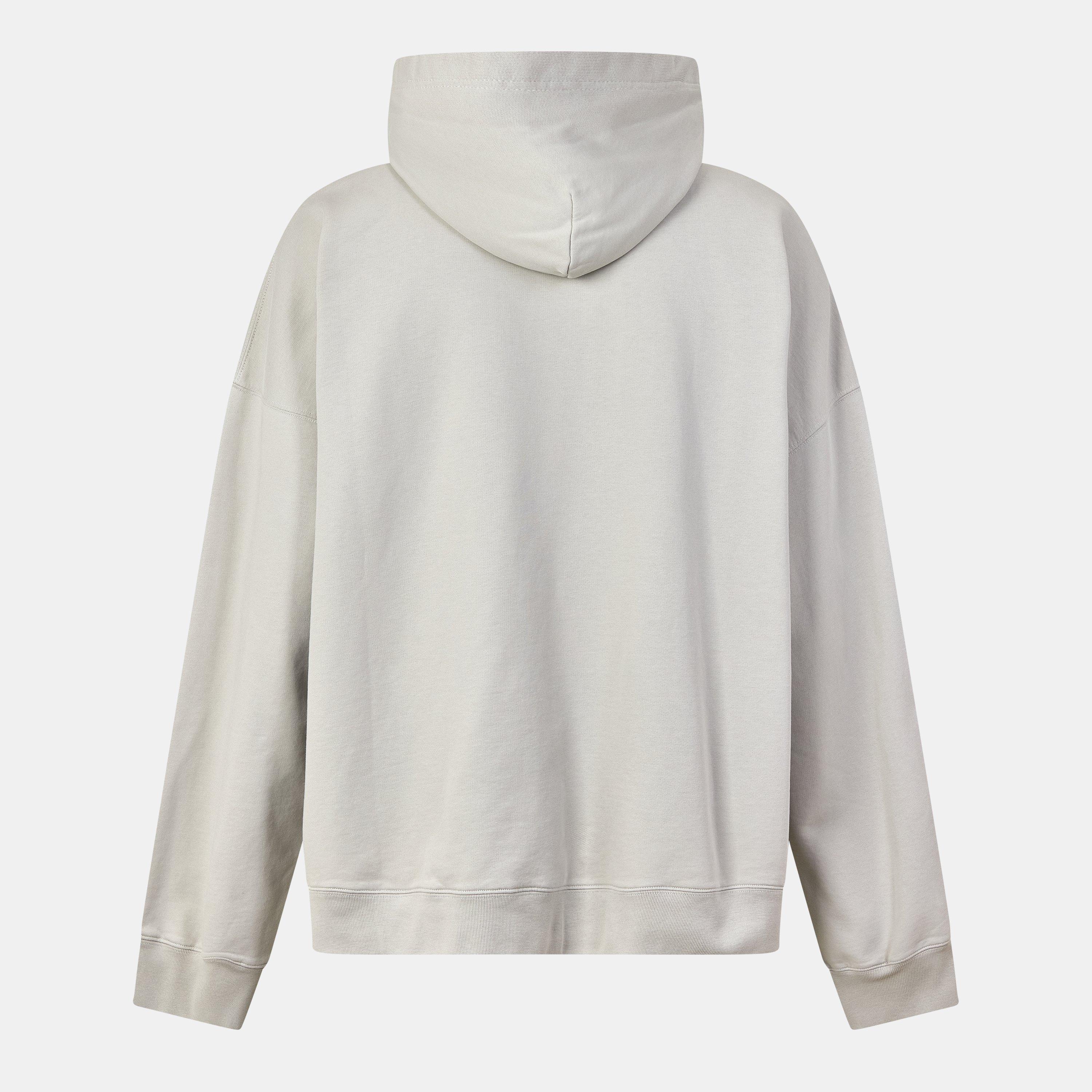 Shell/White - Balenciaga - Men's Over the Head Hoodie - 2