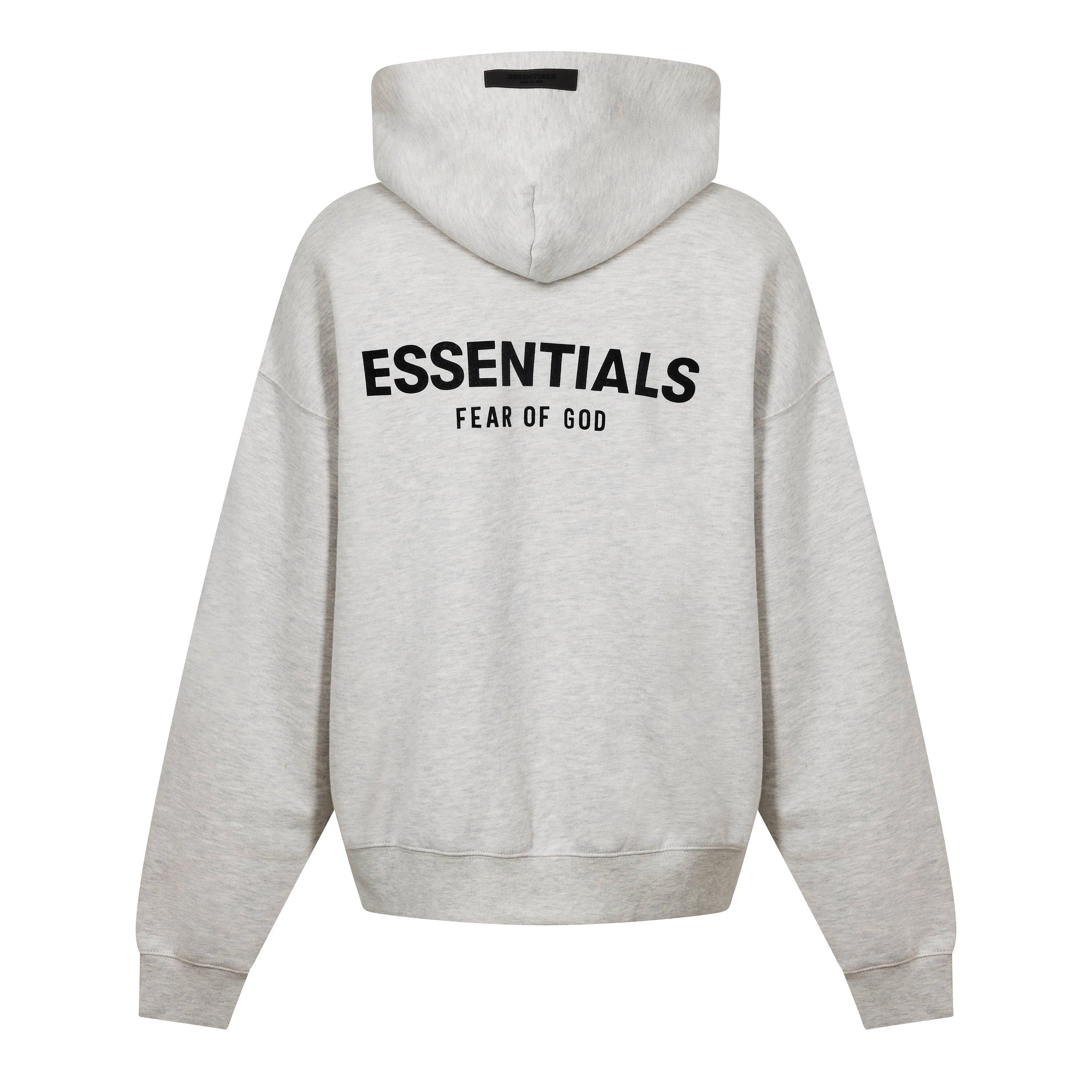 Light Oatmeal - Fear Of God Essentials - Unisex Adults Core Overhead Hoodie - 2