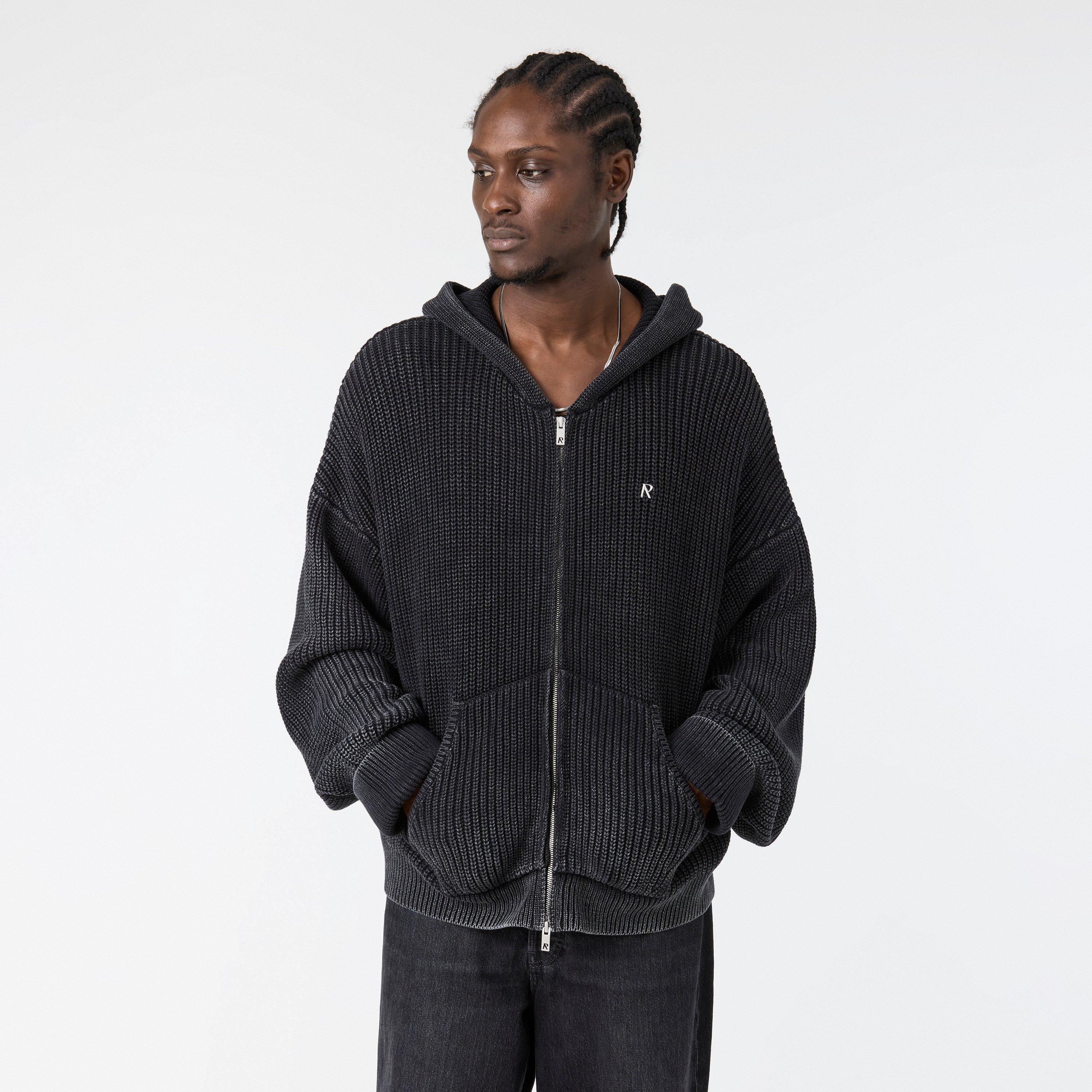 Jet Black - Represent - Men's Zip Hoodie - 3