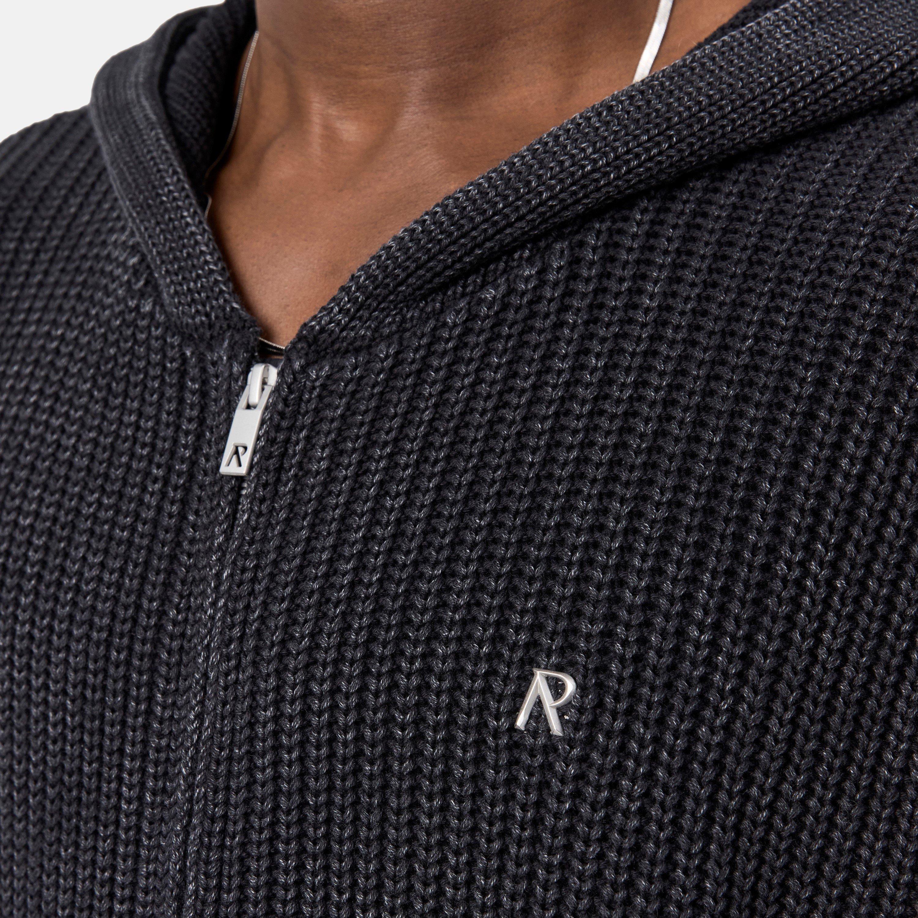 Jet Black - Represent - Men's Zip Hoodie - 5