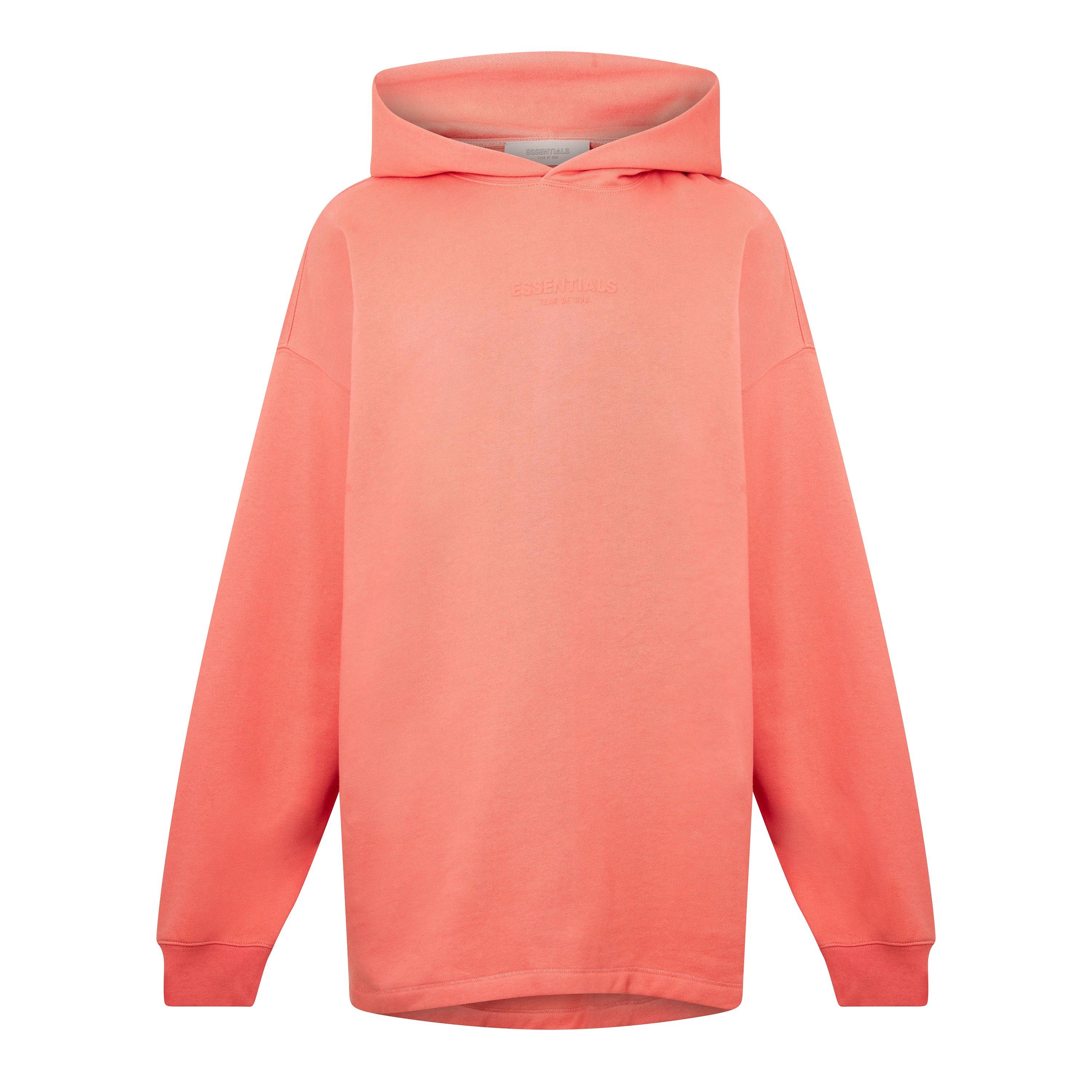 Coral - Fear Of God Essentials - Unisex Adults Relaxed Overhead Hoodie - 1