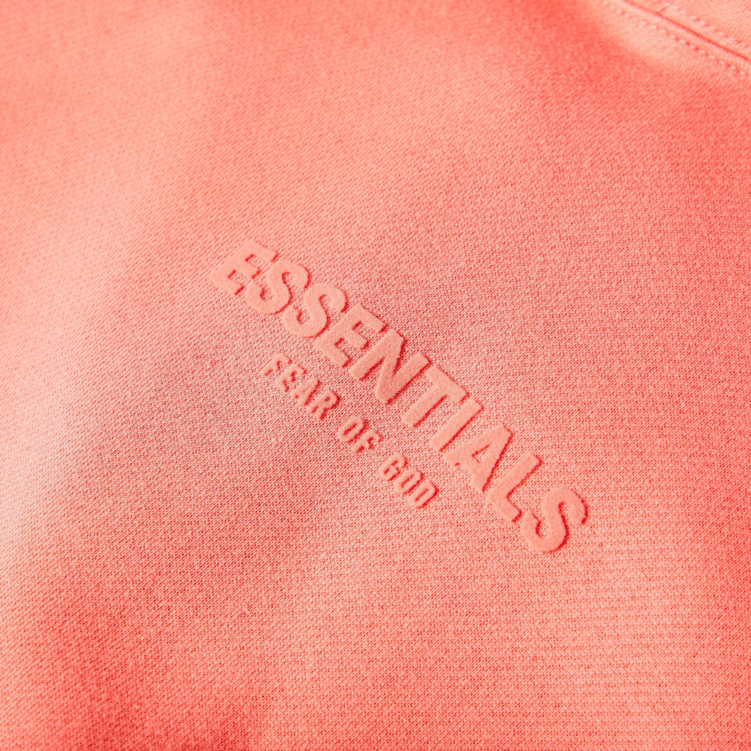 Coral - Fear Of God Essentials - Unisex Adults Relaxed Overhead Hoodie - 3