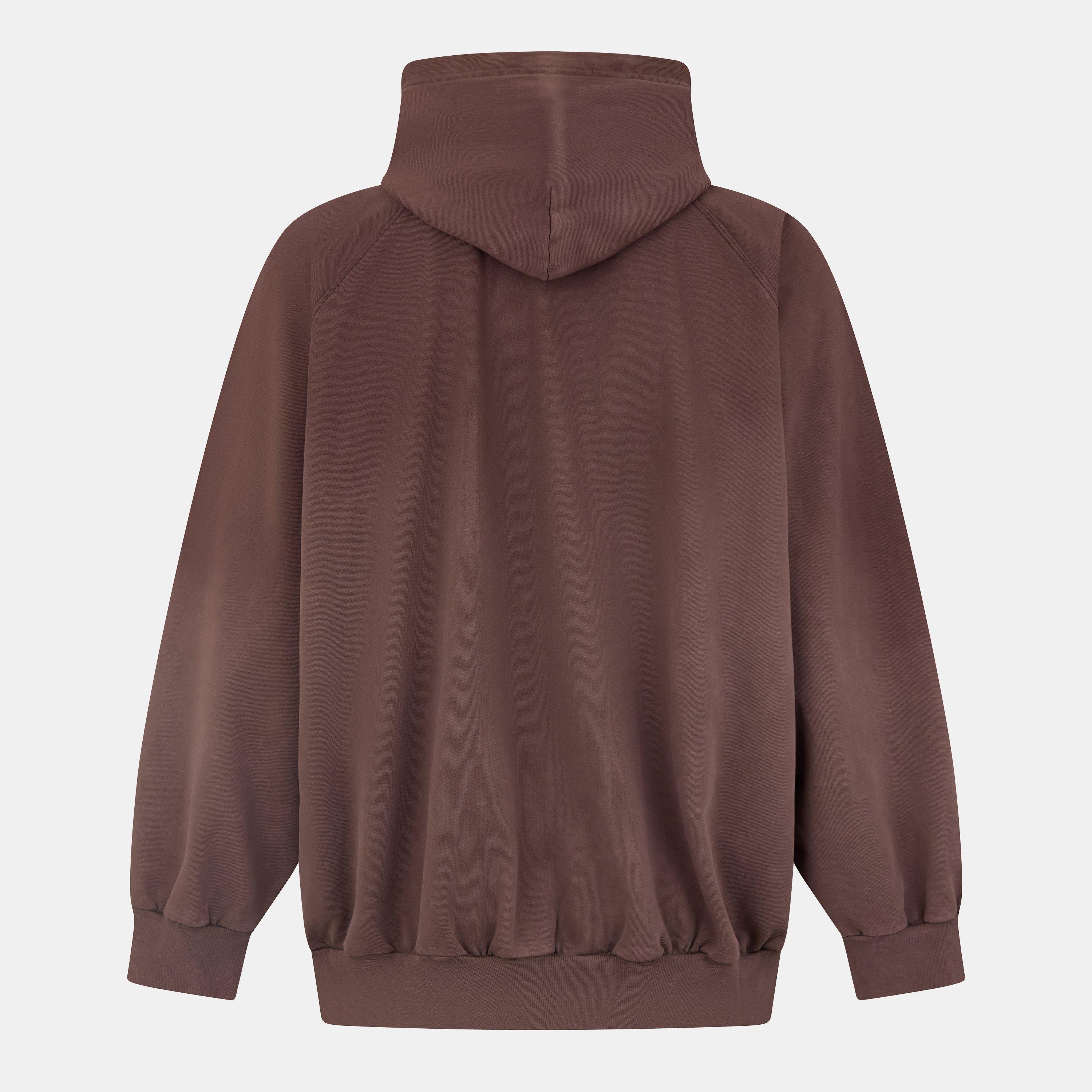Taupe W - Balenciaga - Men's Over the Head Hoodie - 2