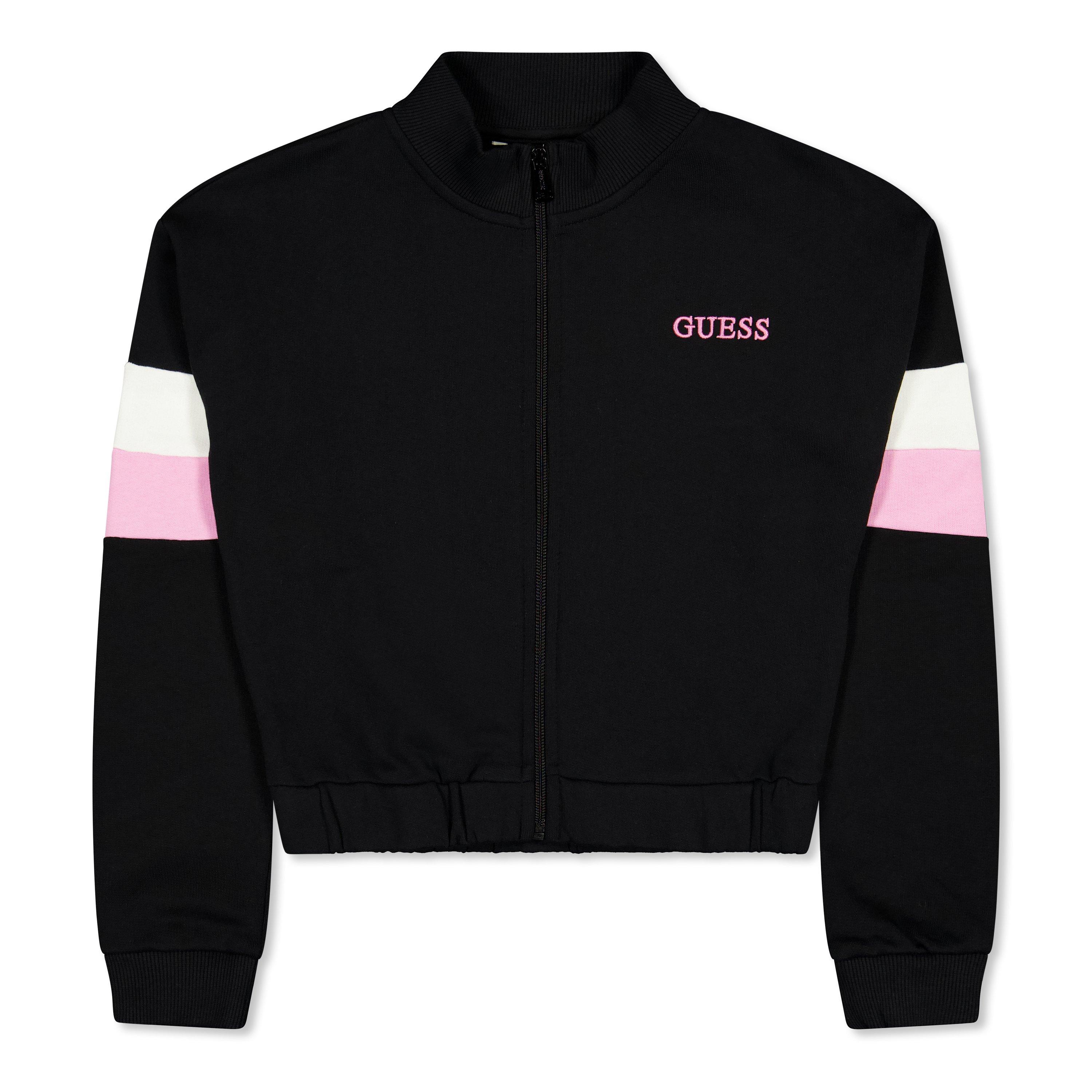 Guess Girls Kids' Zip Hoodie - Jet Black Jblk - 12 Yrs