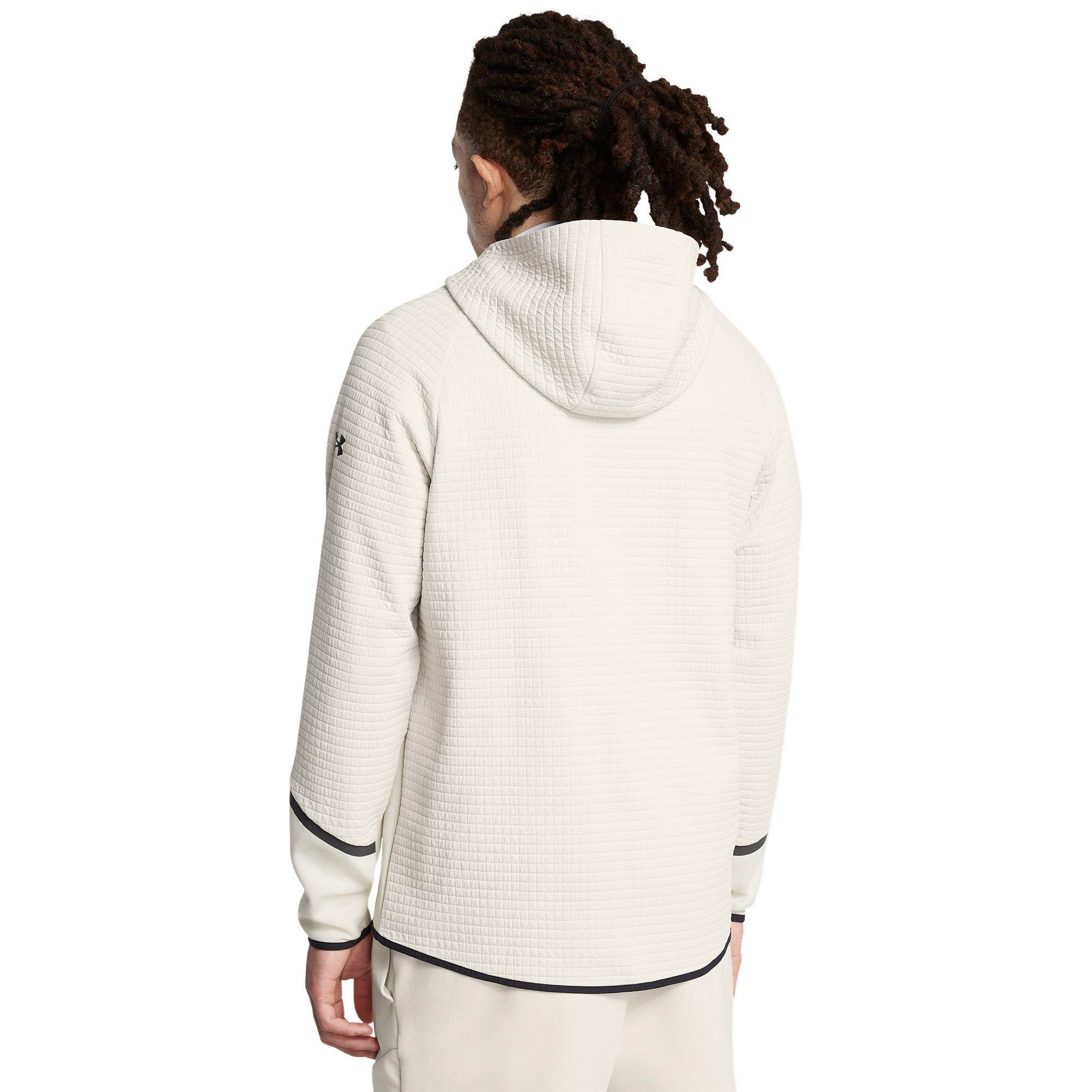White - Under Armour - Unstoppable Zip Hoodie - 4