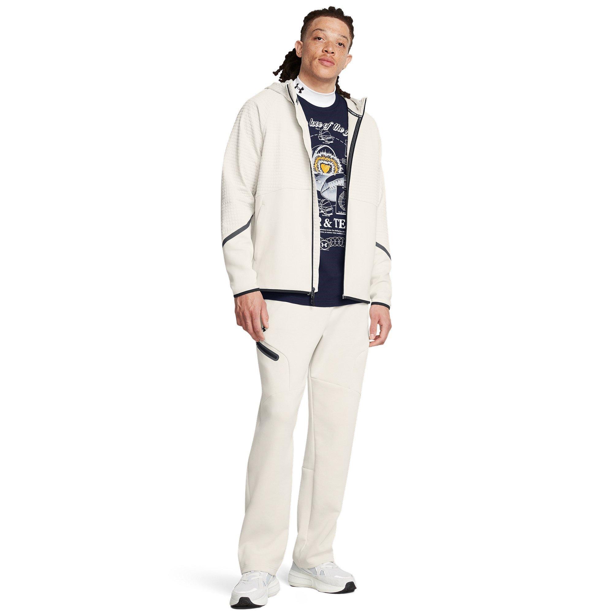 White - Under Armour - Unstoppable Zip Hoodie - 6